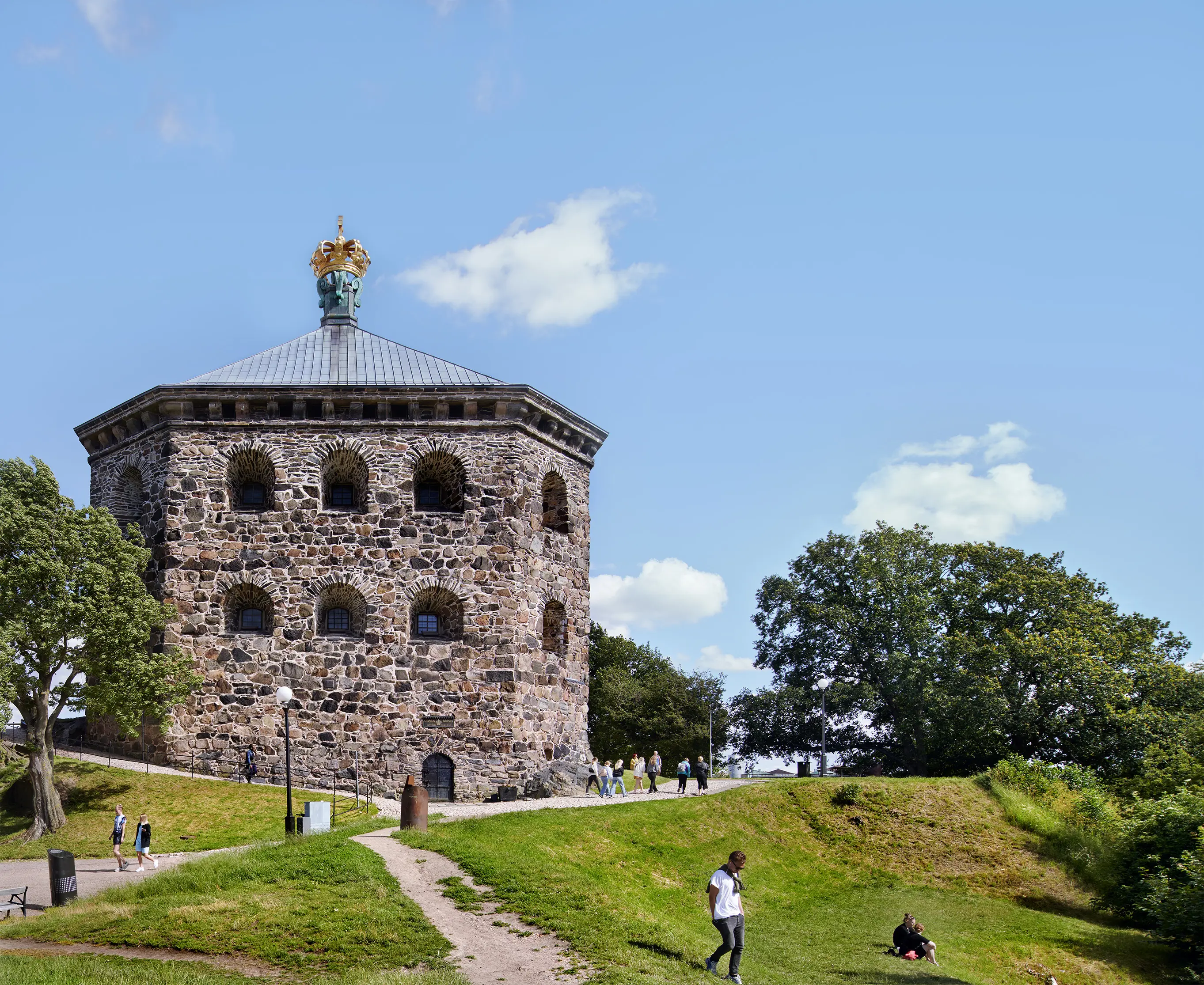 Skansen Kronan med omgivning