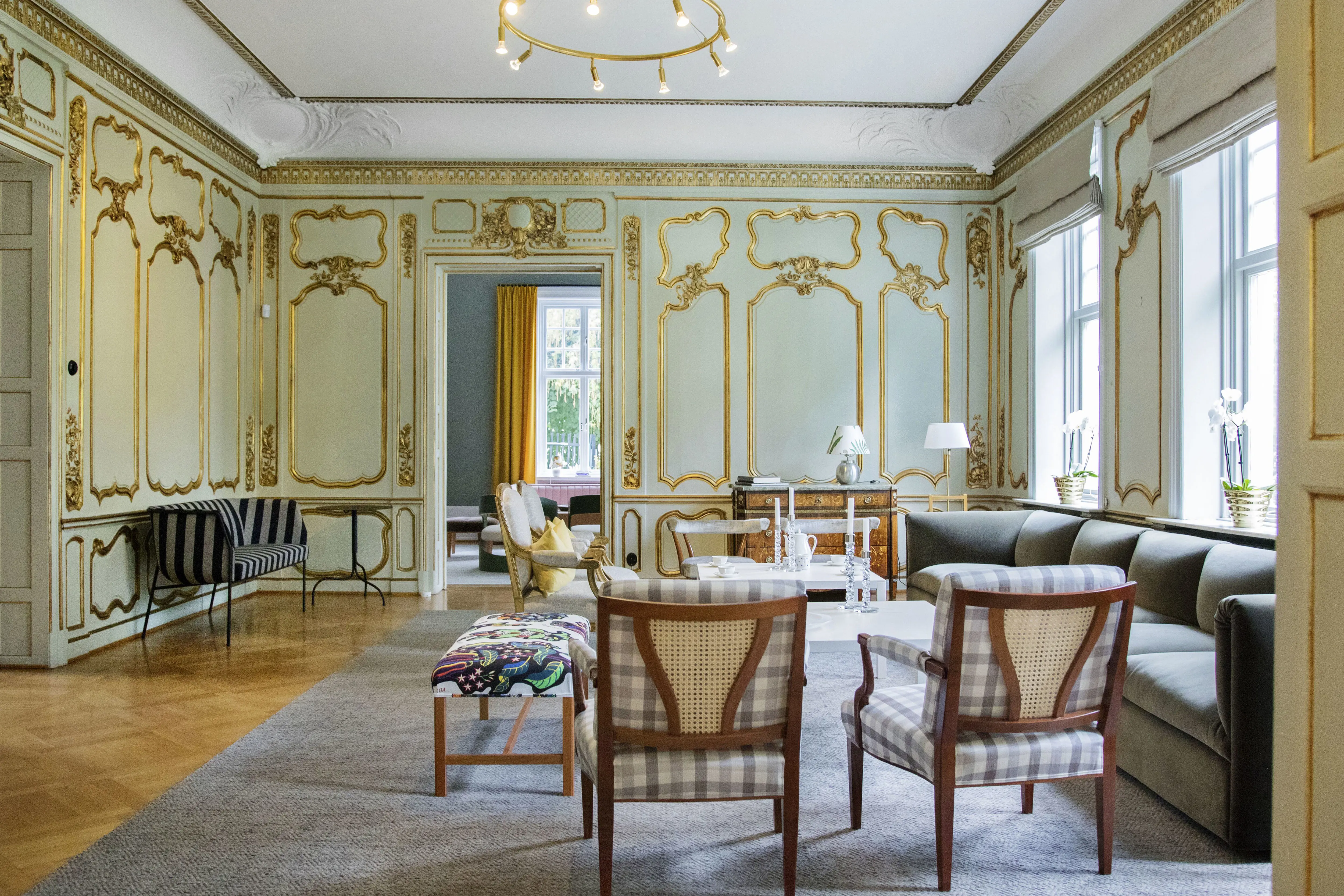 Interiör från Svenska ambassaden i Oslo.