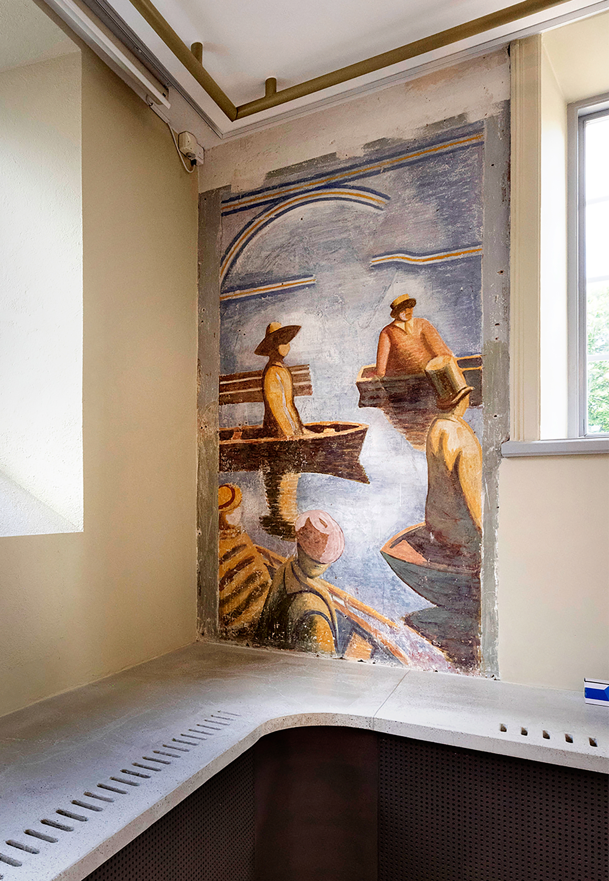 Muralmålning i Kasern II