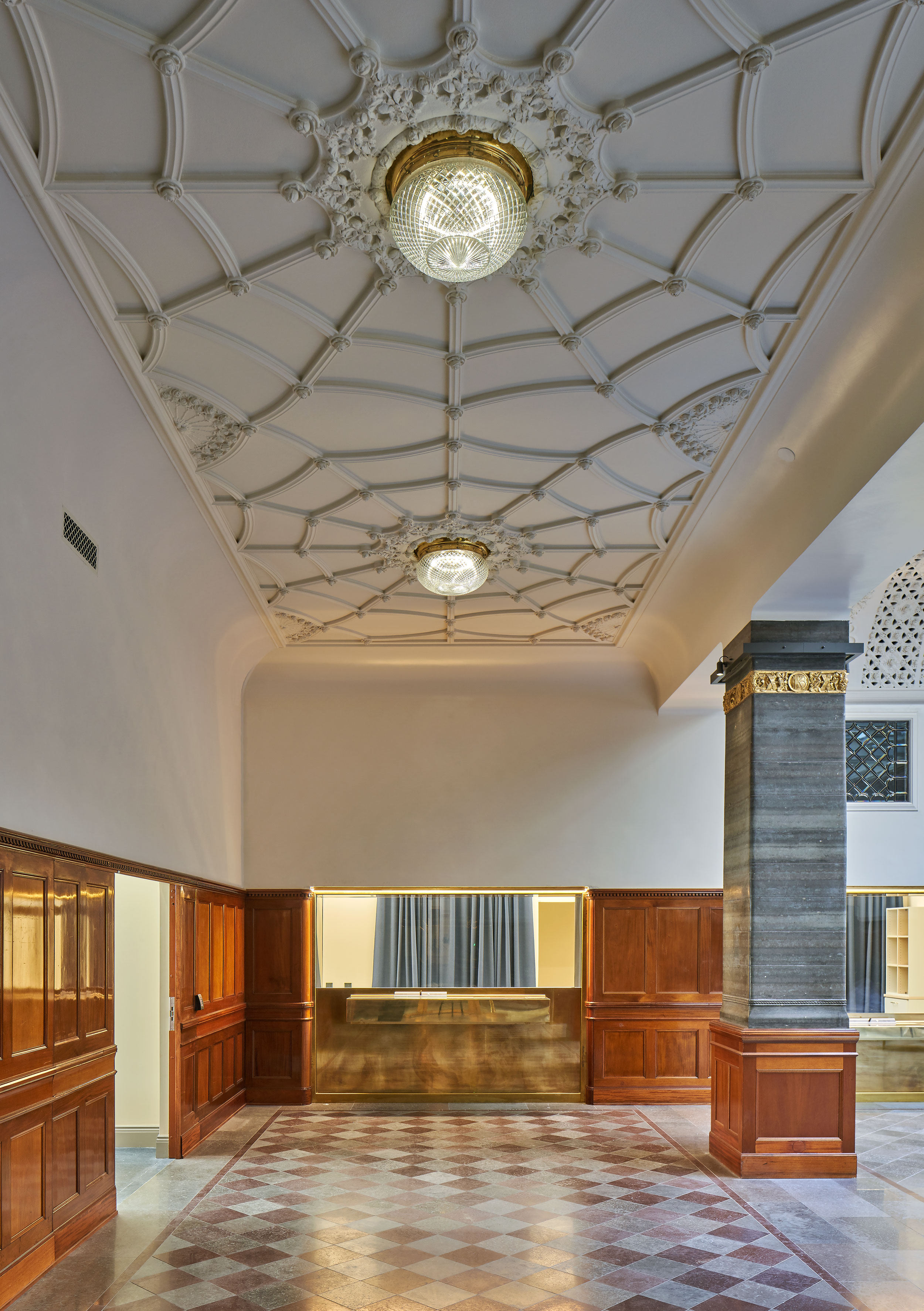 Ferdinand Bobergs bankhall, tidigare Nordiska Kreditbanken.