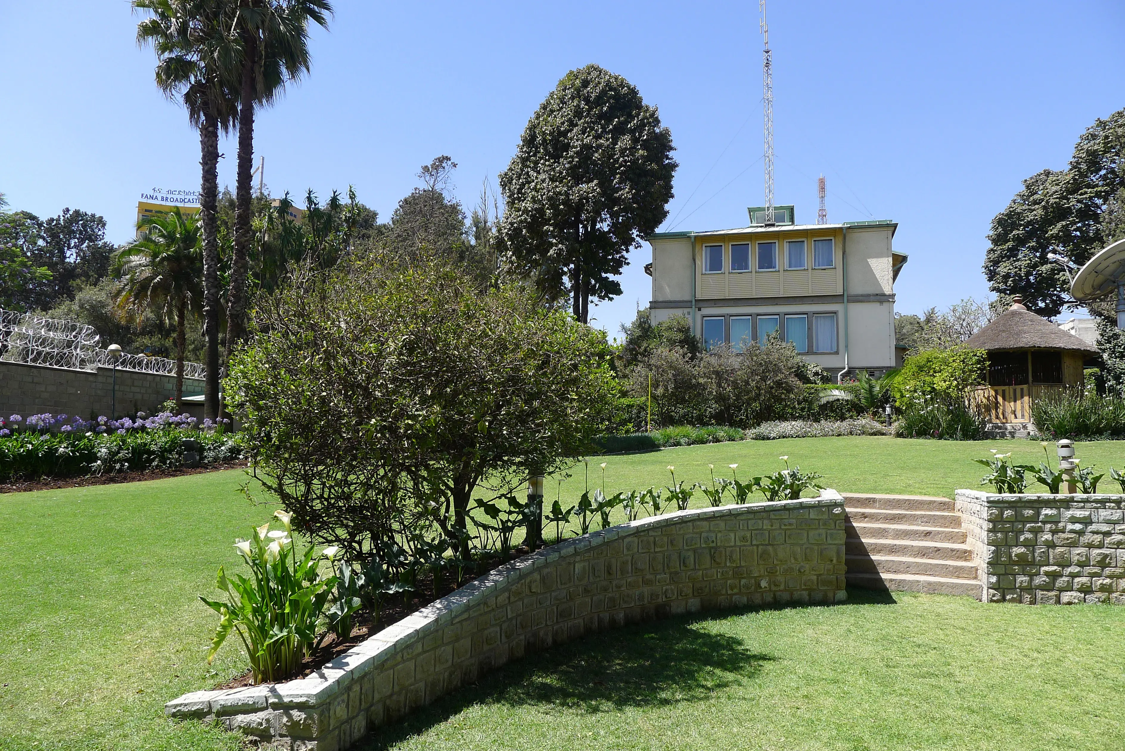 Addis Abeba, Etiopien. Ambassadanläggning