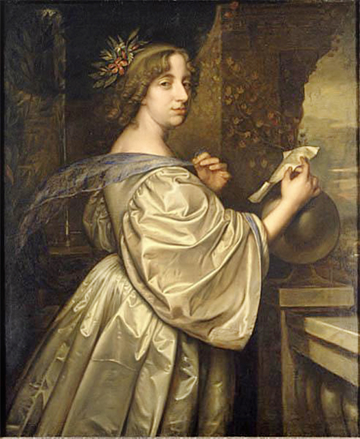 Drottning Kristina, porträtt målat av David Beck 1650.