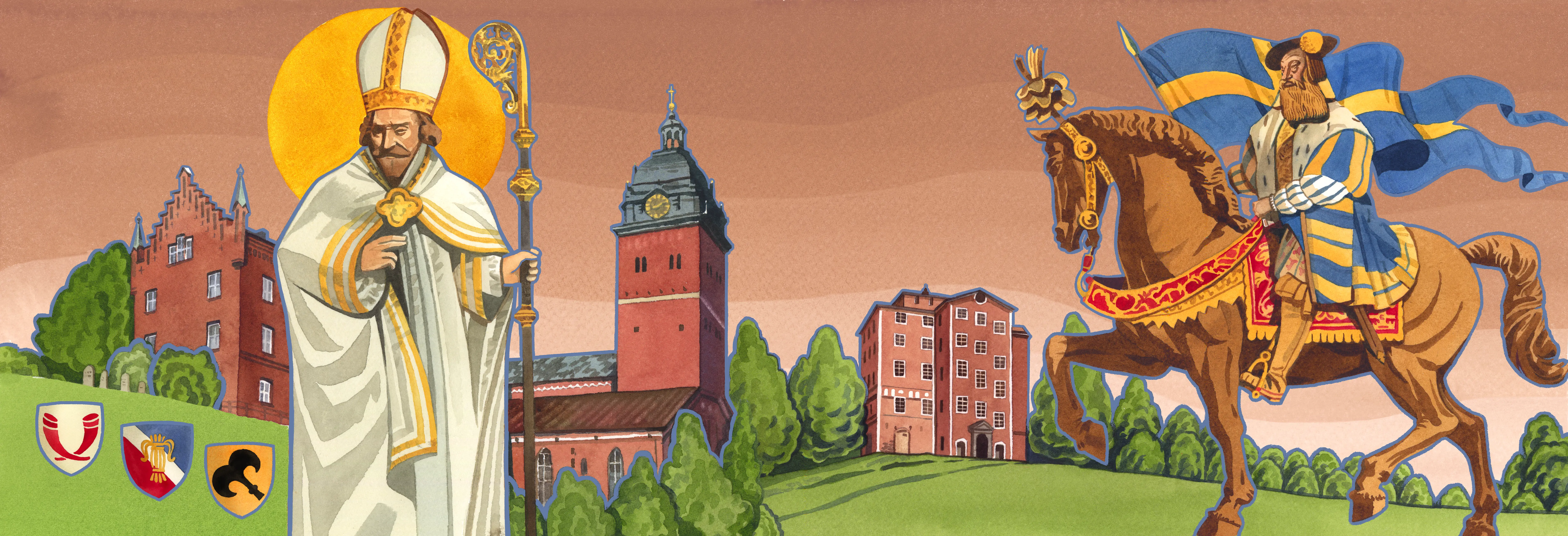 Roggeborgen, Biskop Kort Rogge samt Gustav Vasa