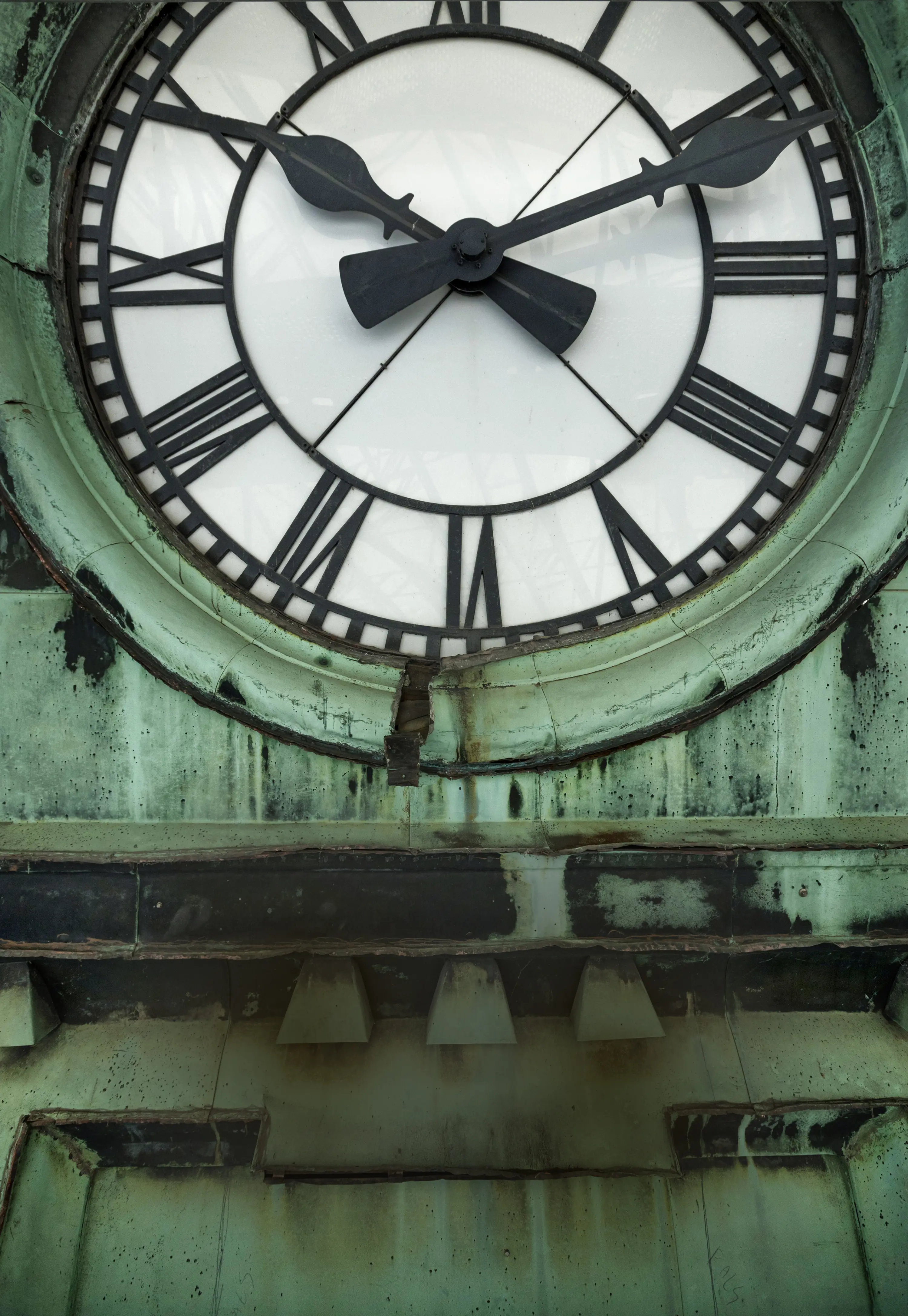 Klocka på Rosenbads fasad