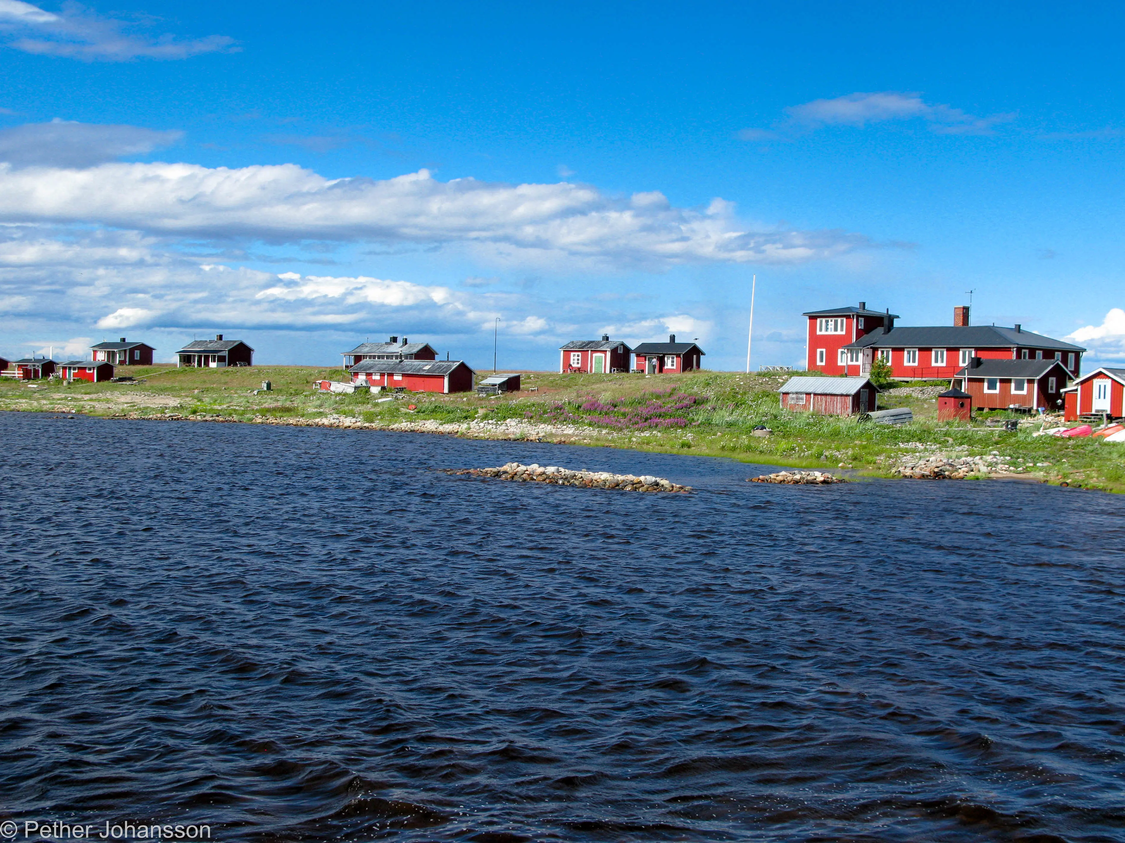 Malören sedd från havet