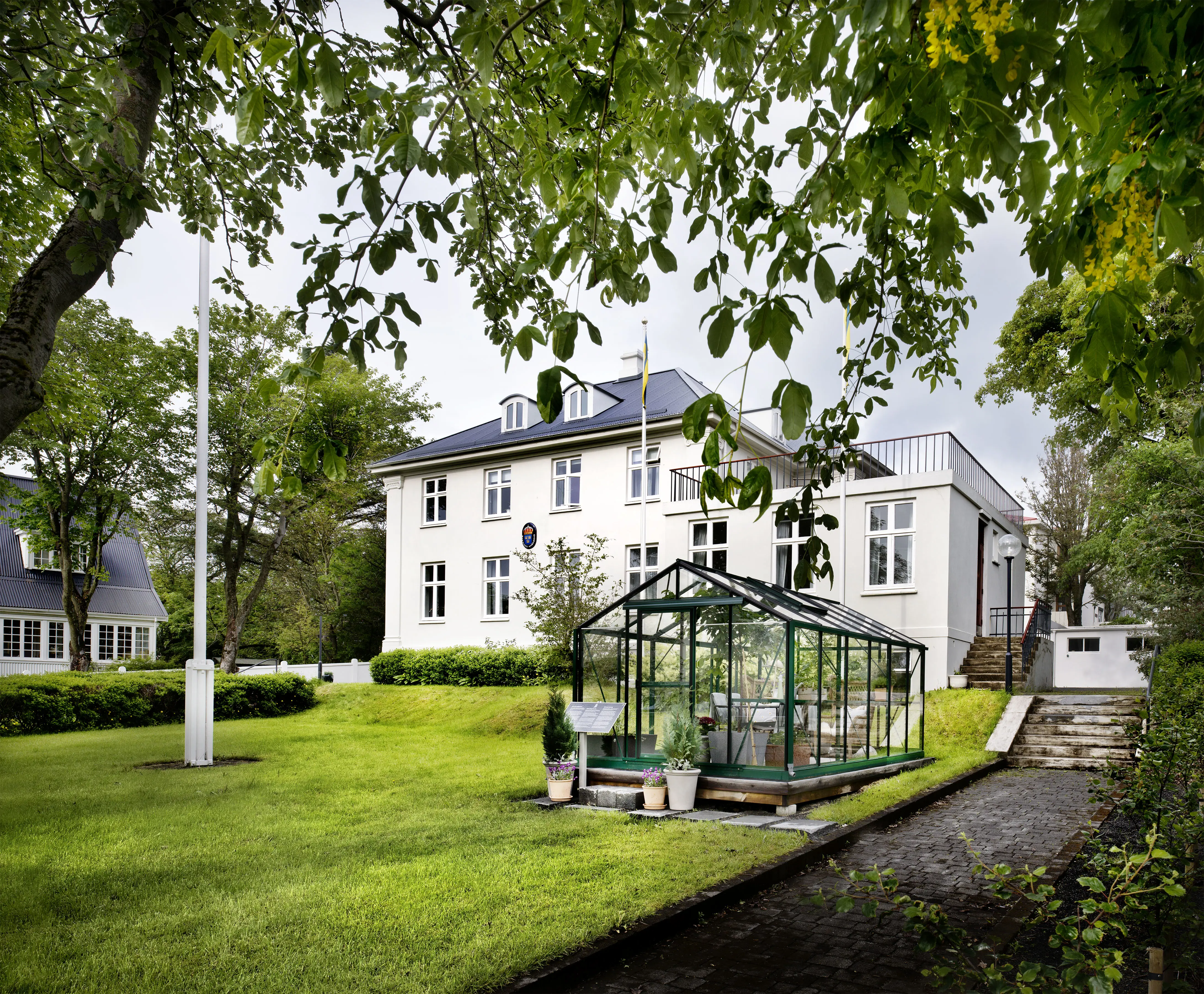 Sveriges residens i Reykjavik, Island.