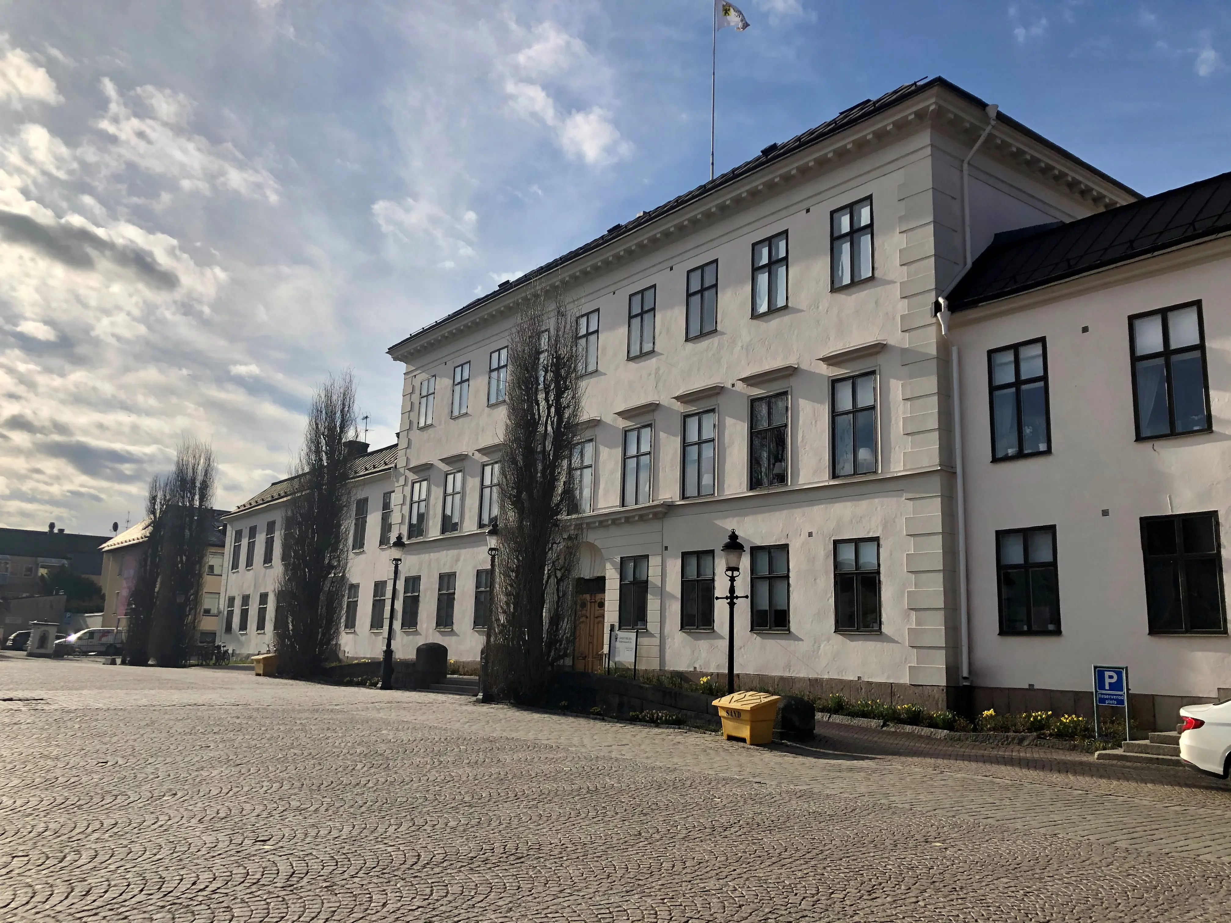 Residesnste i Nyköping. Entréfasaden