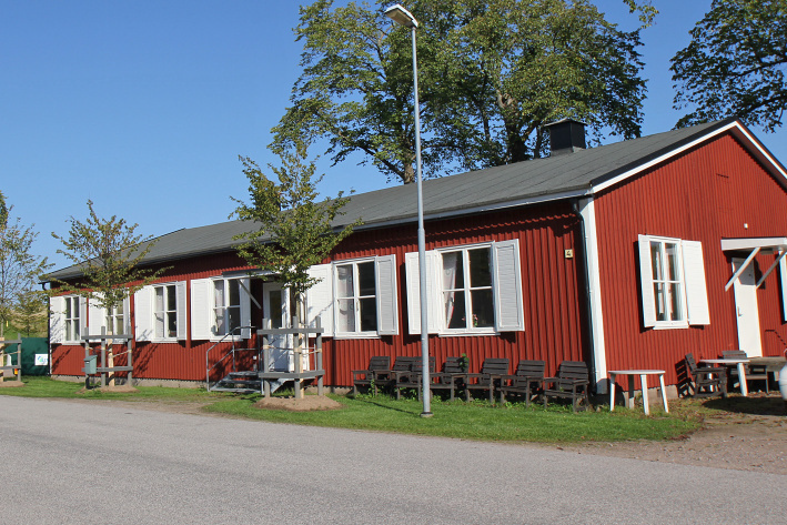 Entrésida till byggnad 35