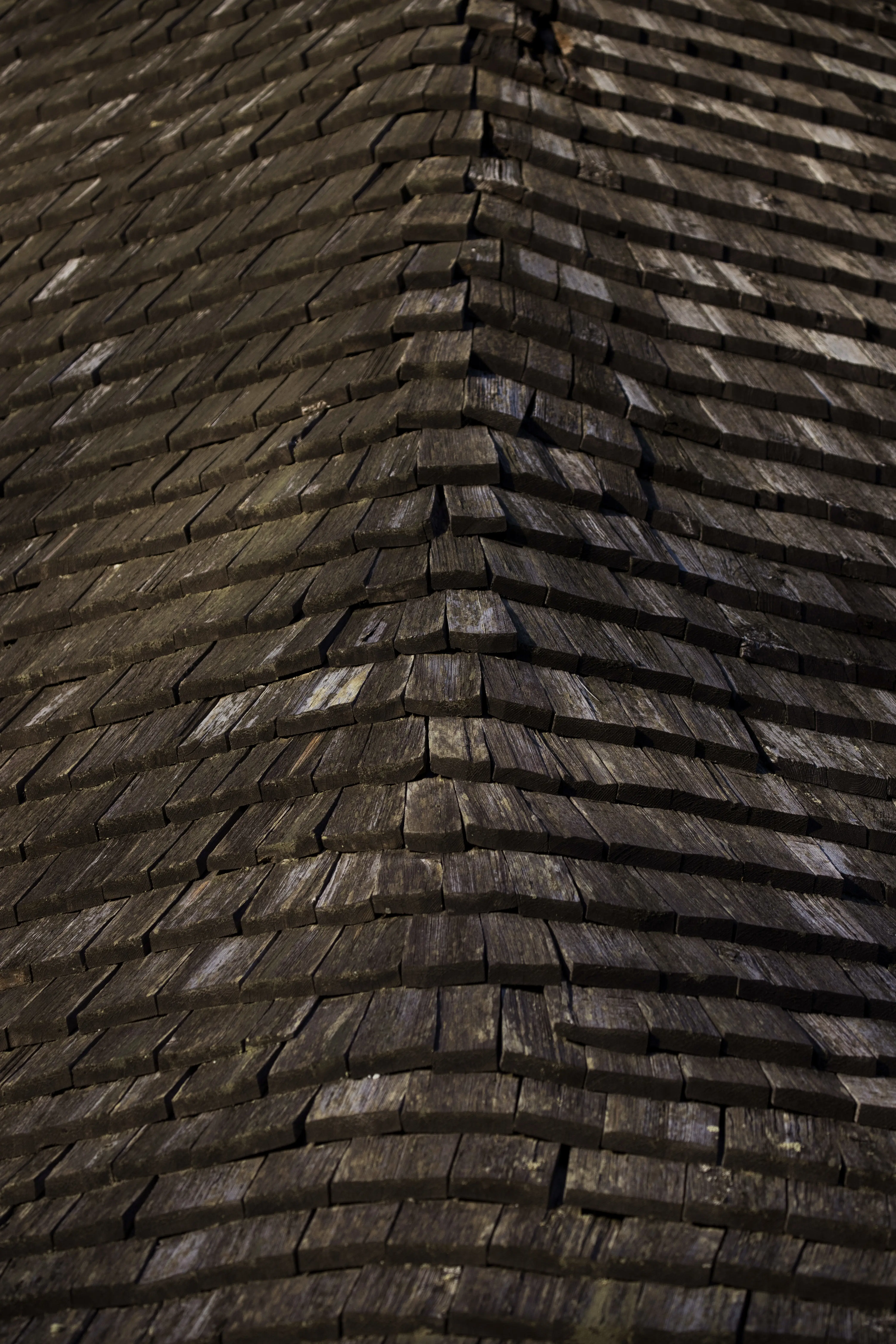 Spåntak på Arnö kyrka