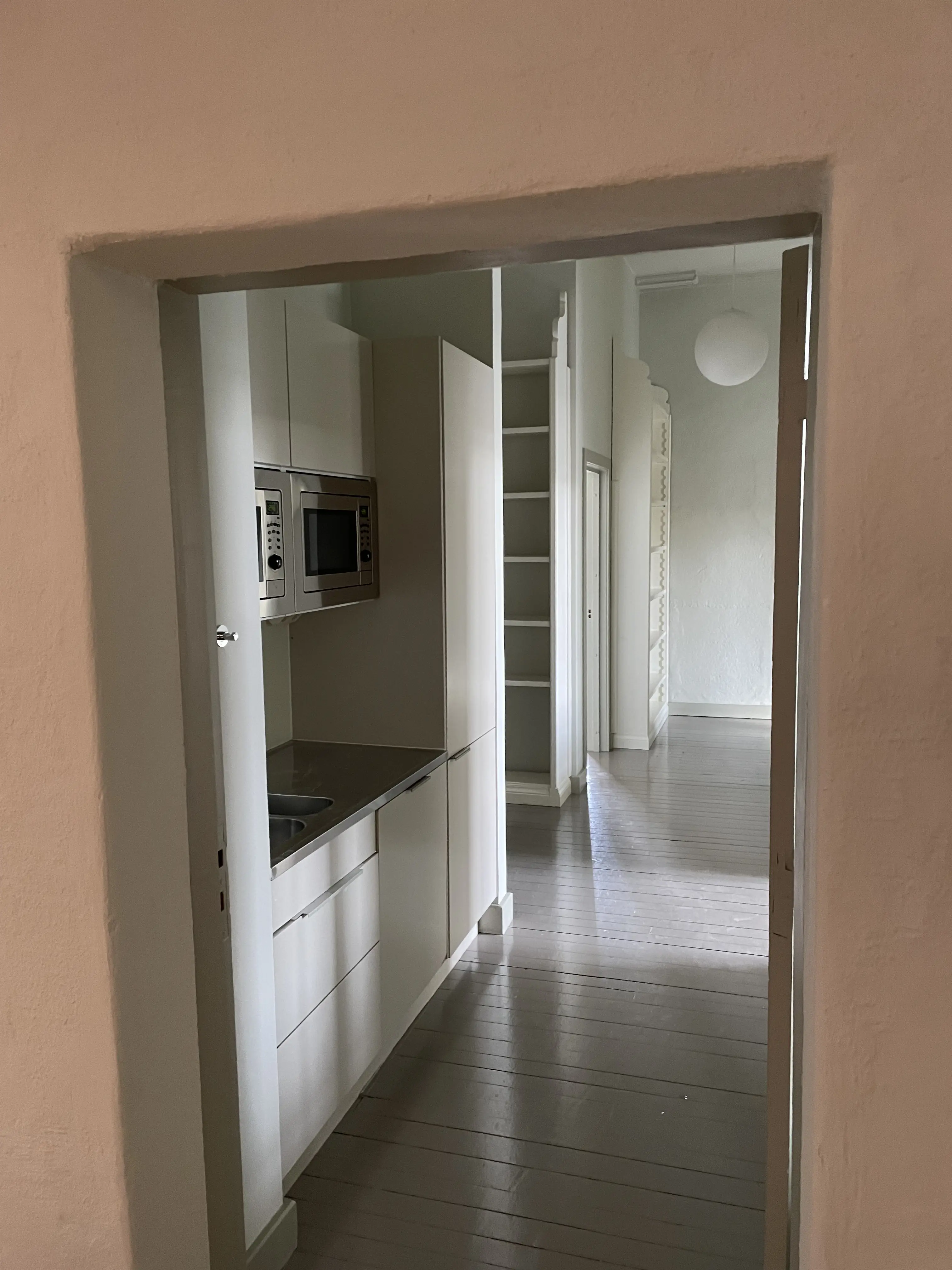 Litet pentry i kontorslokal i Uppsala slott