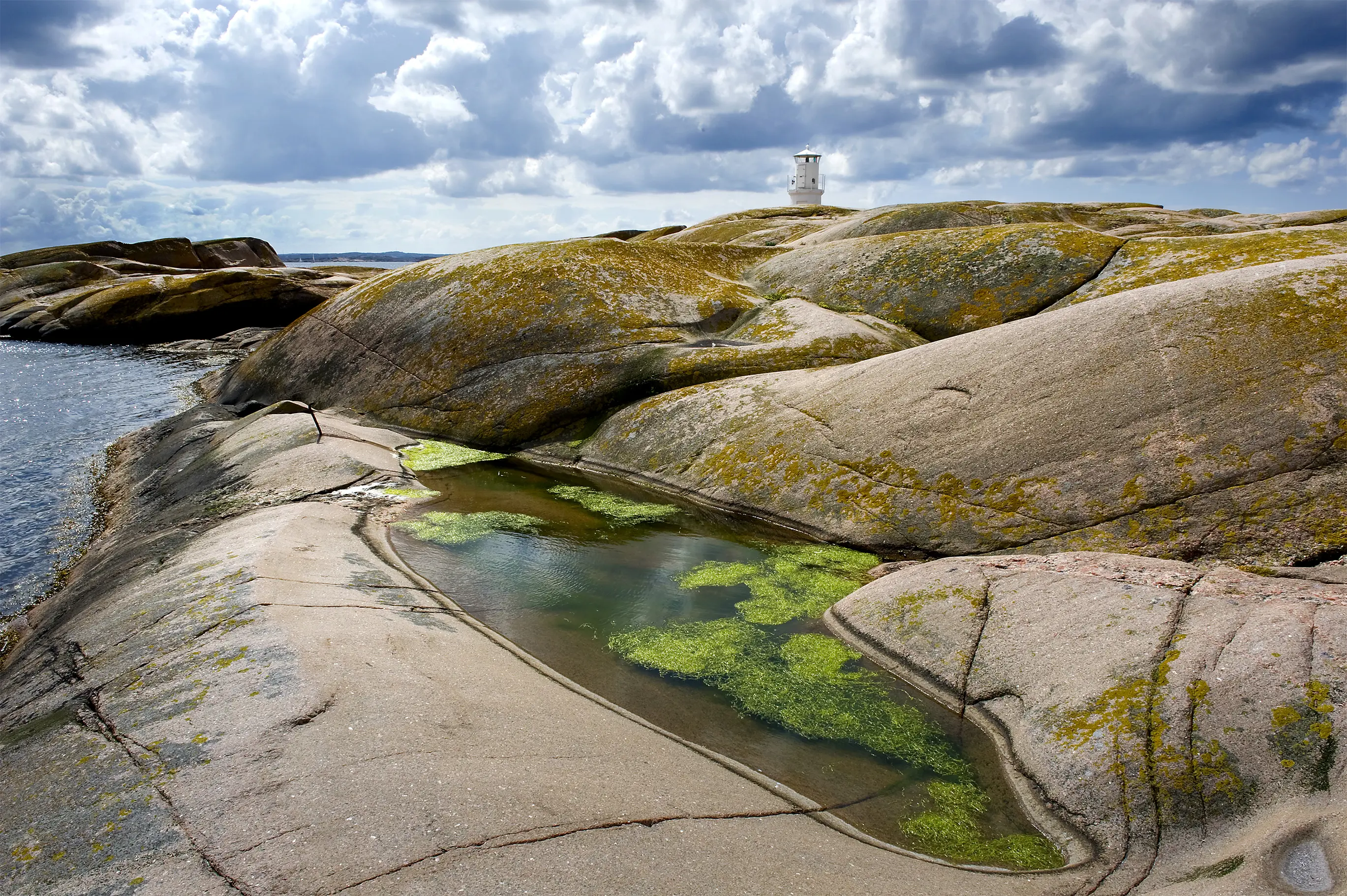 Gulskären utanför Lysekil, nedanför Stora Kornö.