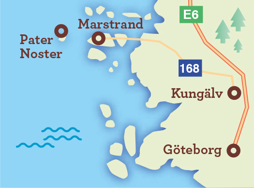 Karta: hitta till Pater Noster.