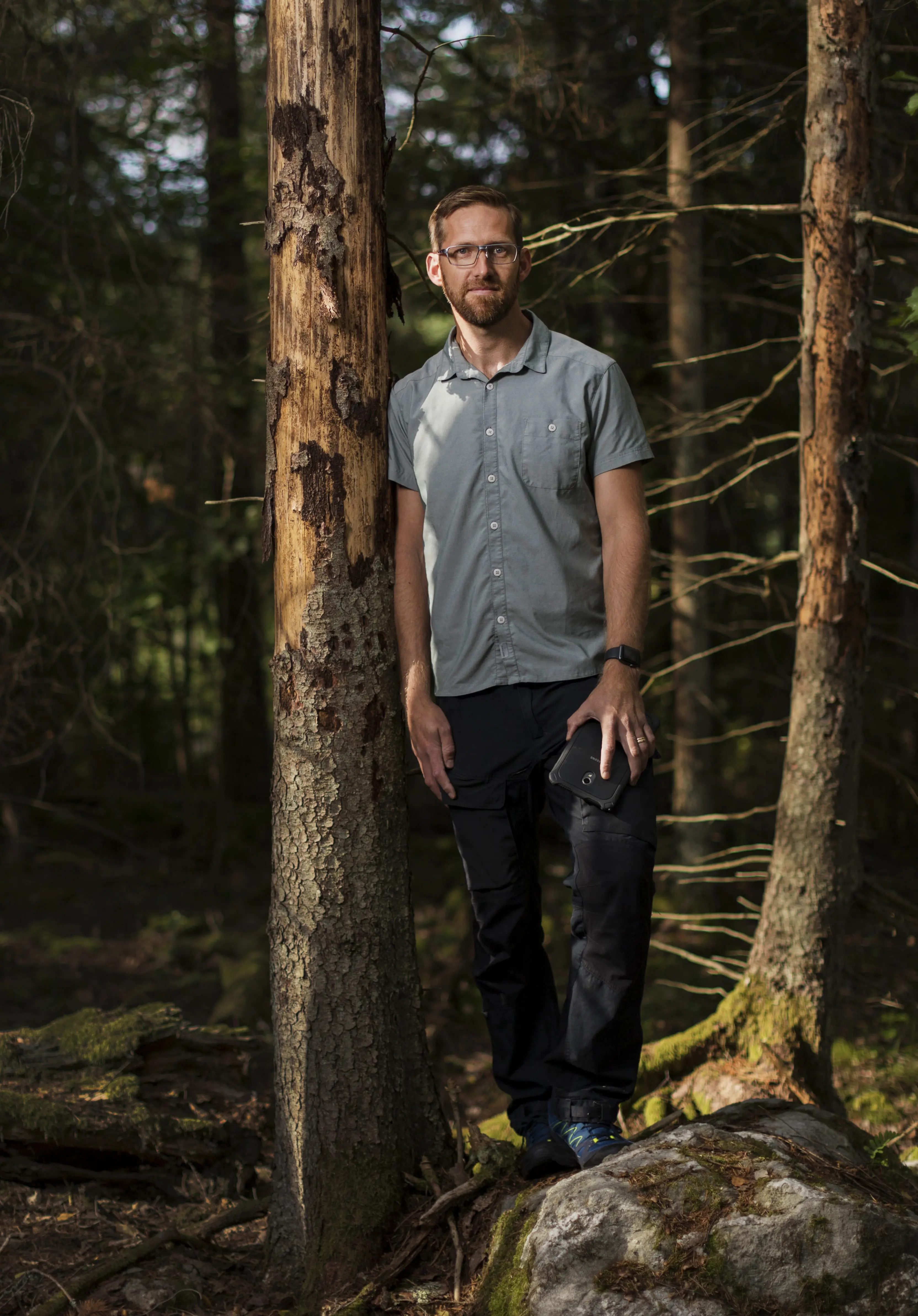 Fredrig Ellgren, skogvaktare.