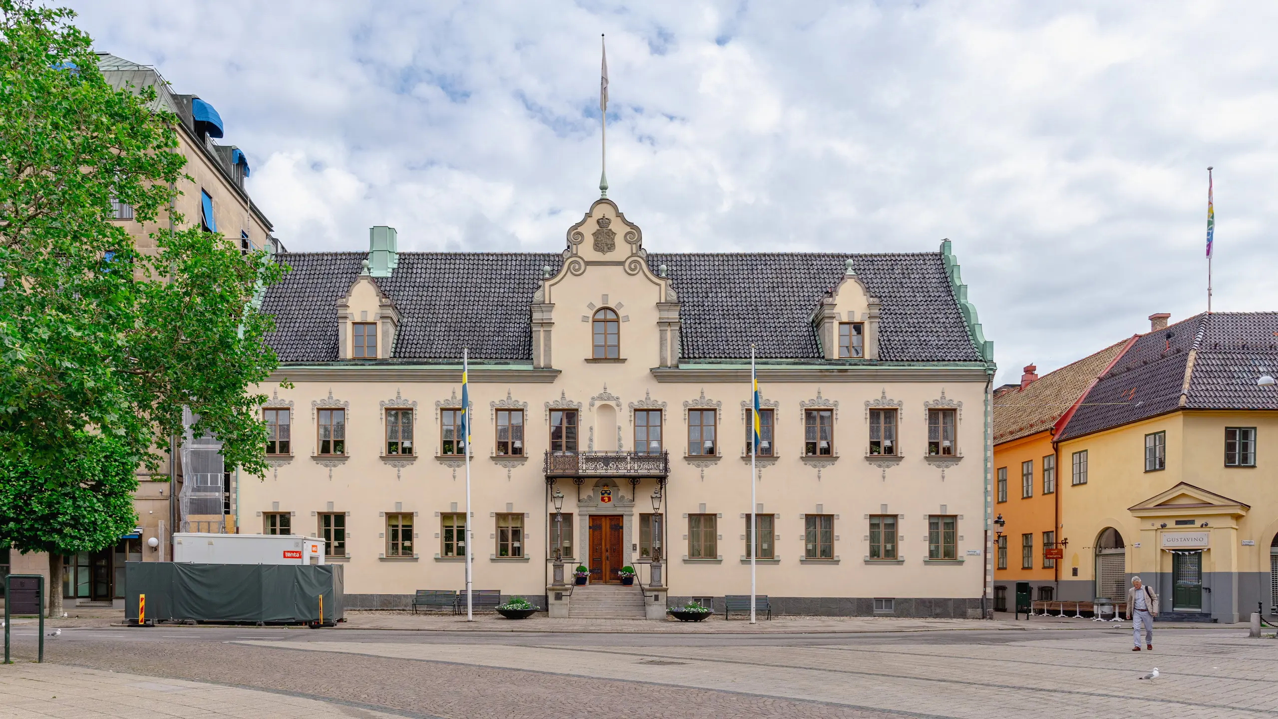Residenset i Malmö sett från Stortorget.