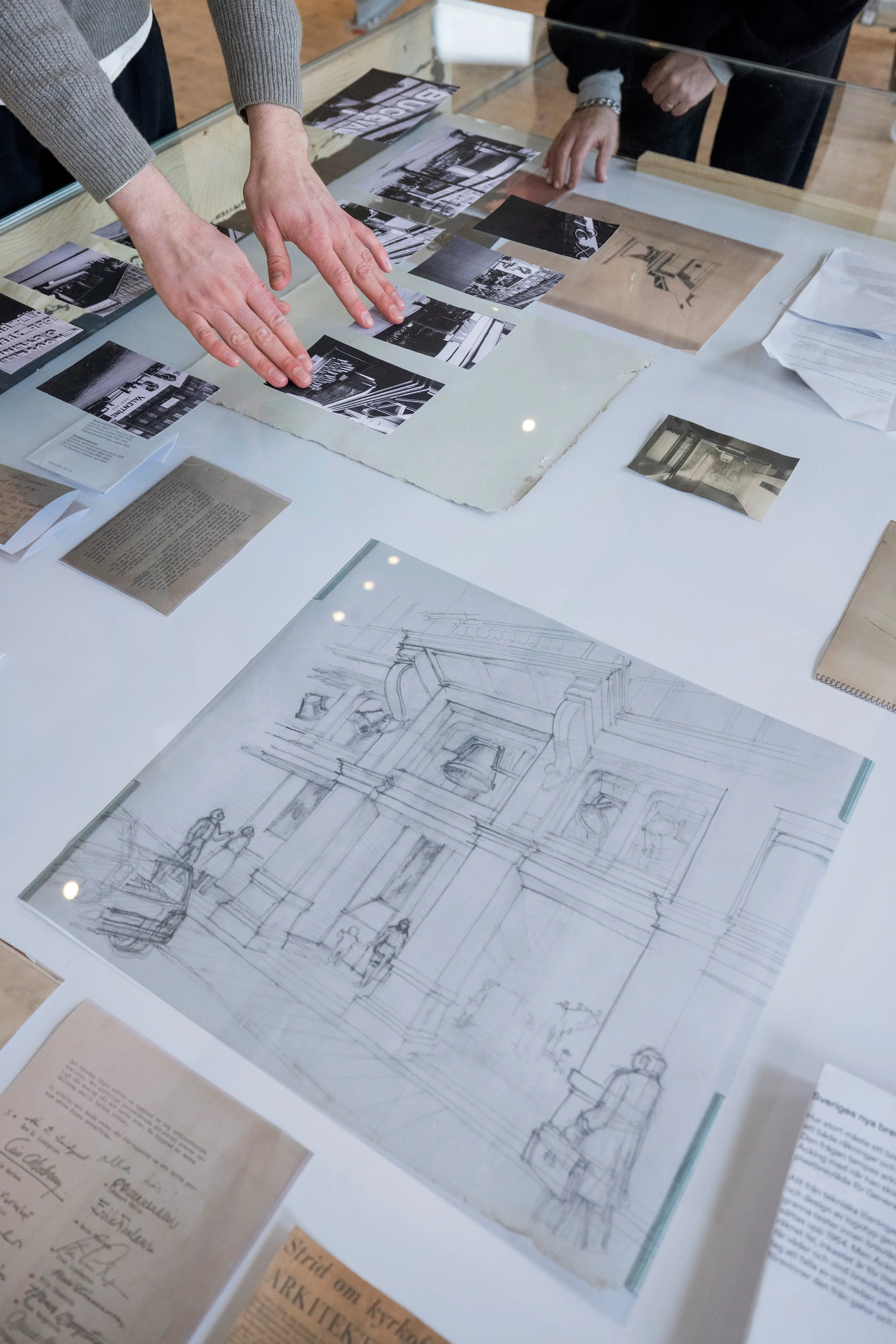 Material i Arkdes arkiv