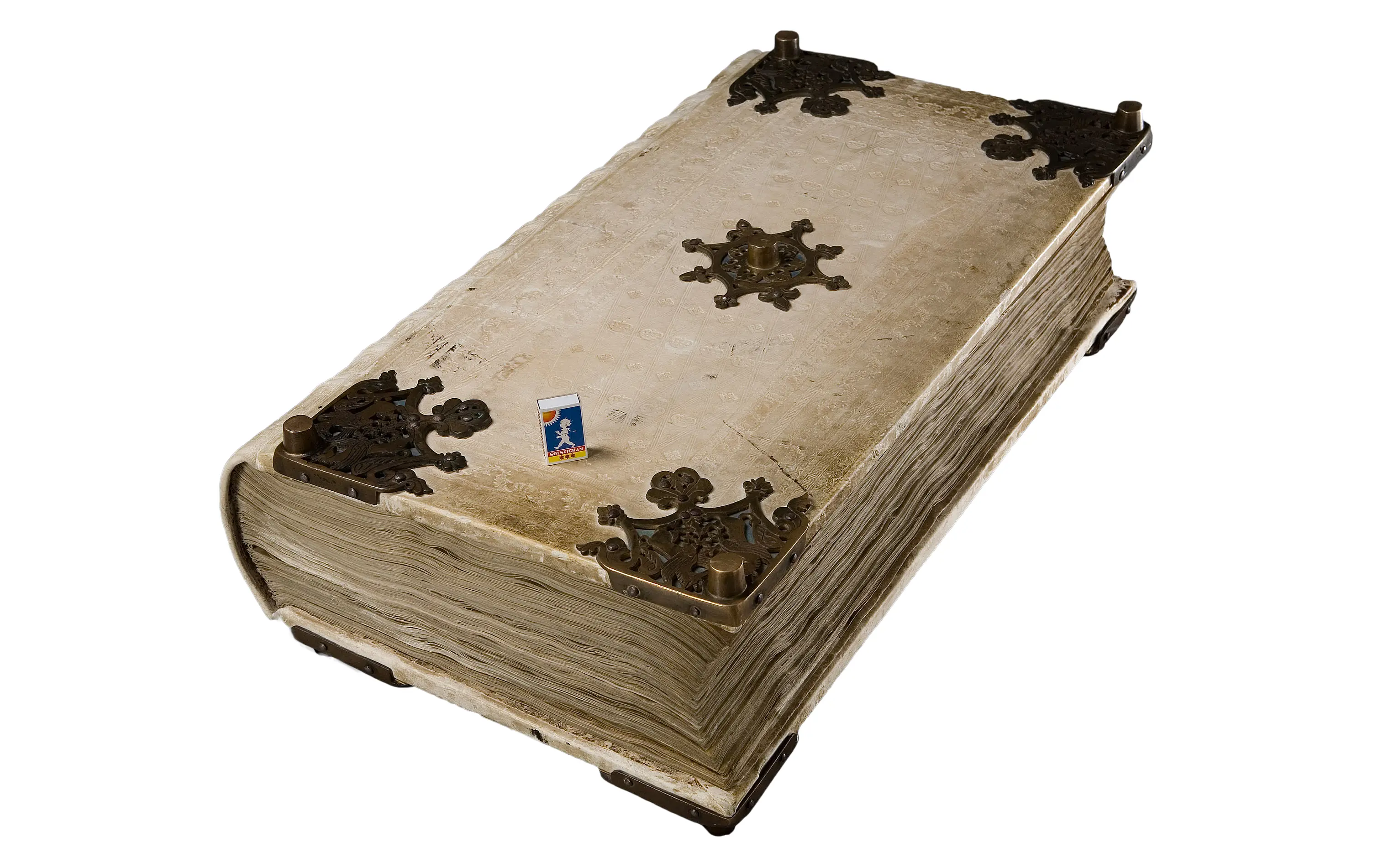 Codex Gigas, Djävulsbibeln som finns på Kungliga biblioteket i Stockholm.