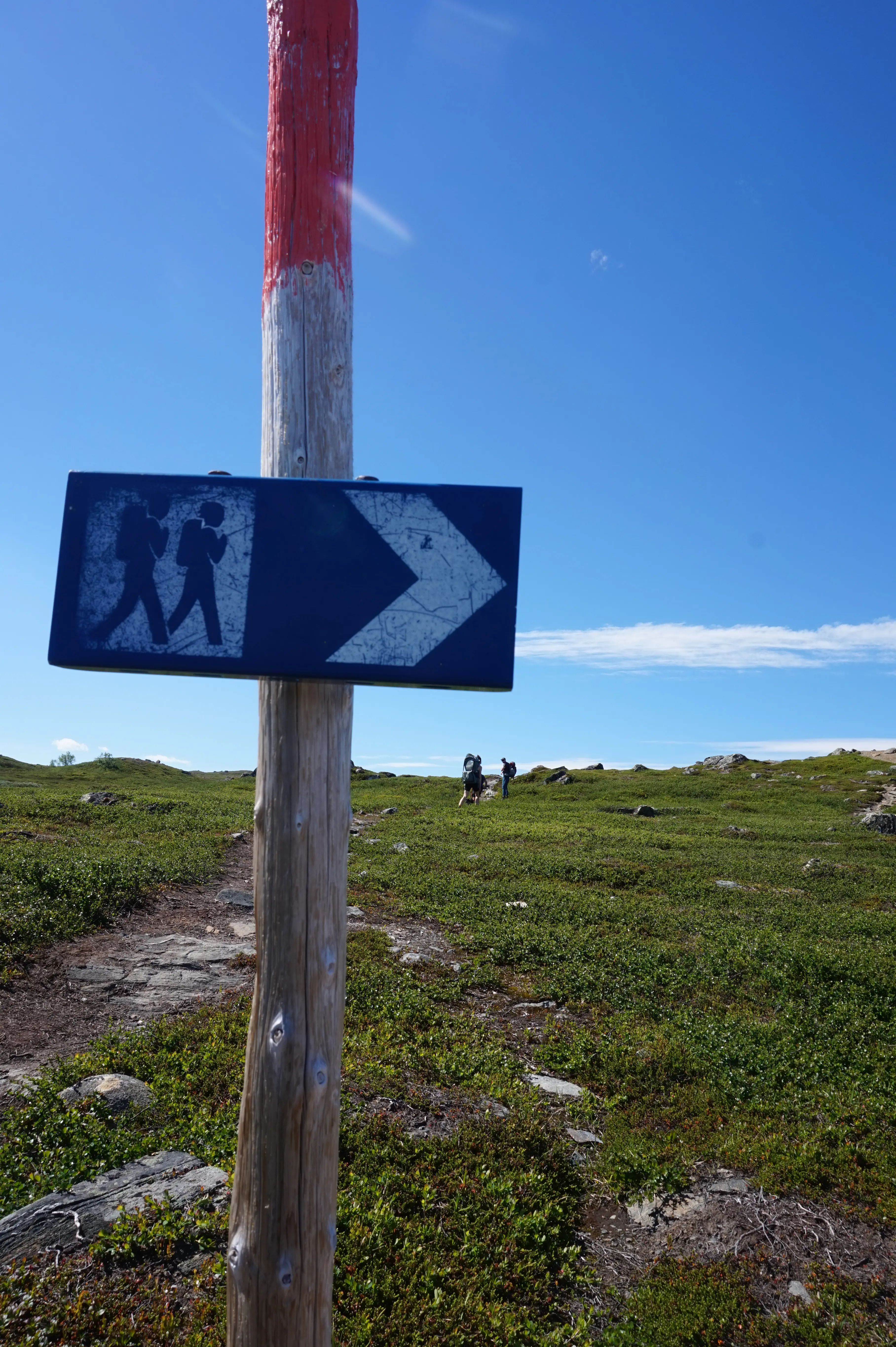 Vandringsled vid Storulvån