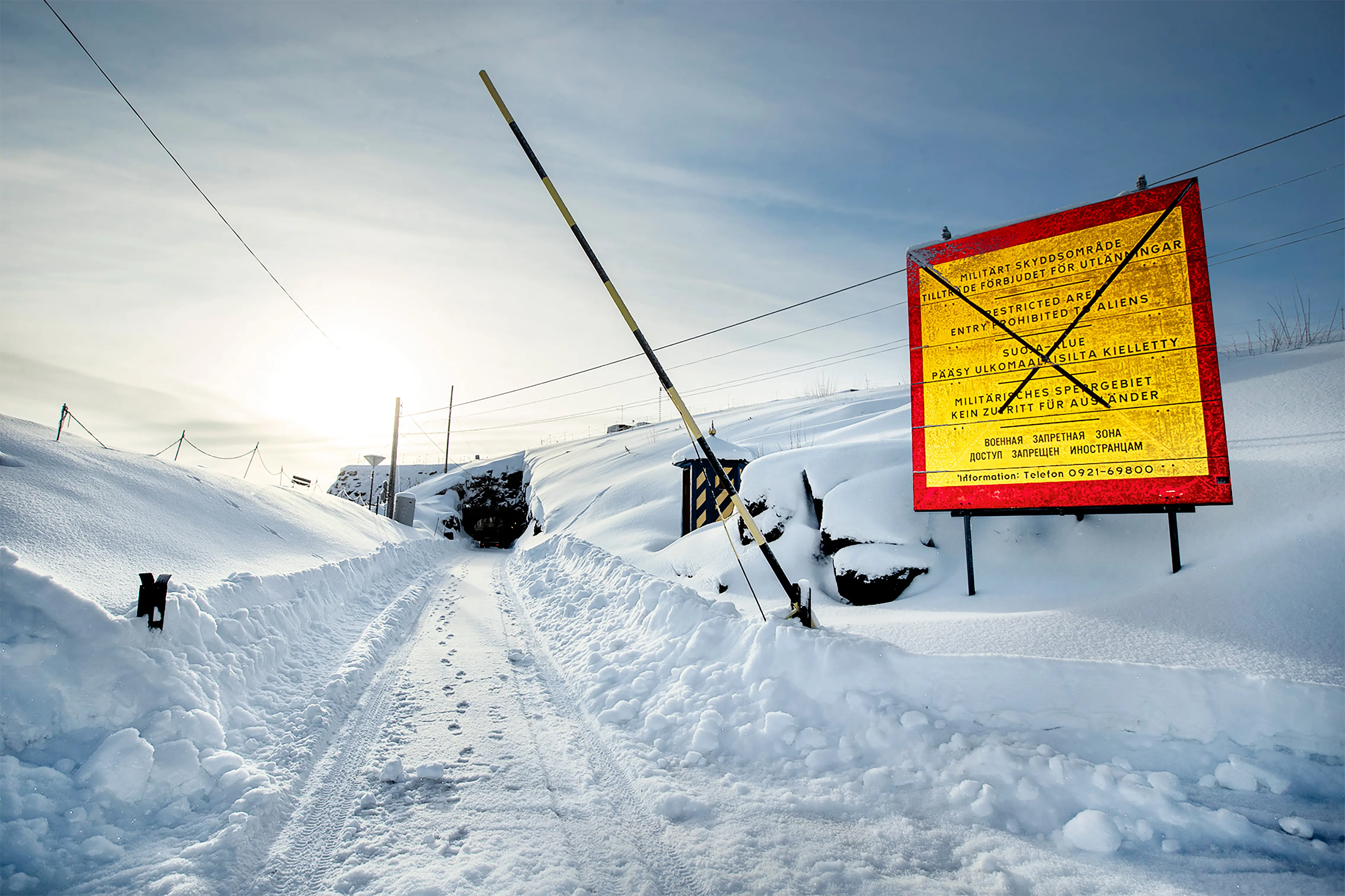 Överstruken förbudstext