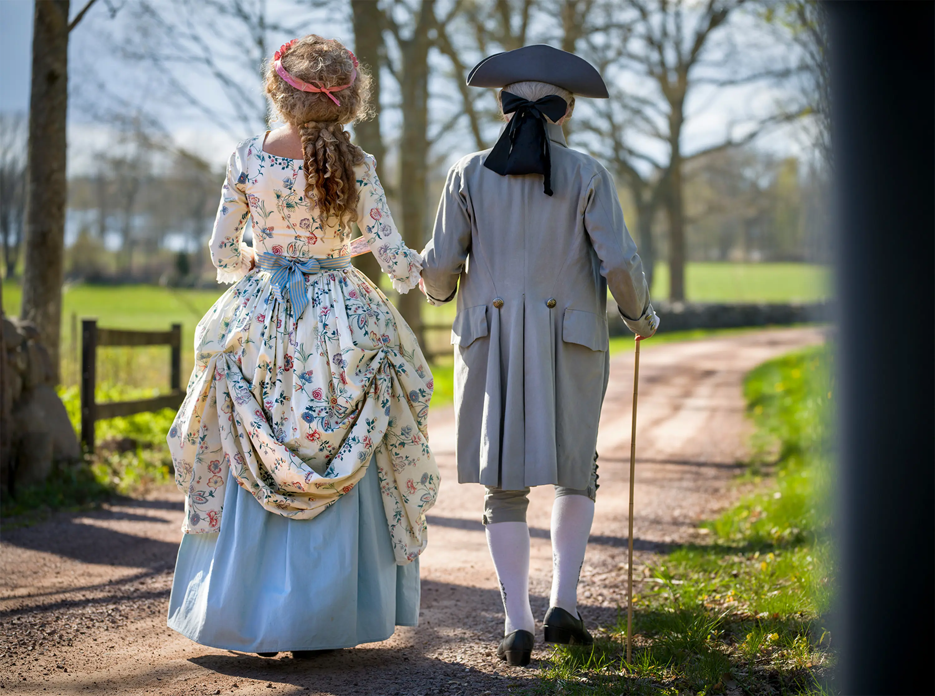 Ulf Ragnarsson och Lisa Wall på Wadstena Gård.