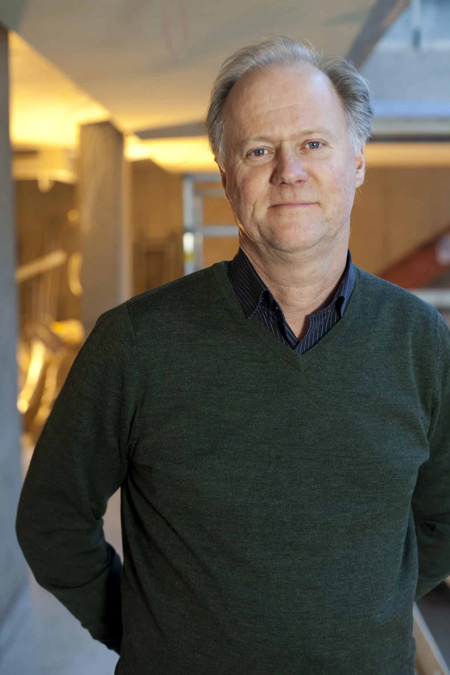 Ulf Tengmo, SFV:s projektledare för renoveringen av KB.