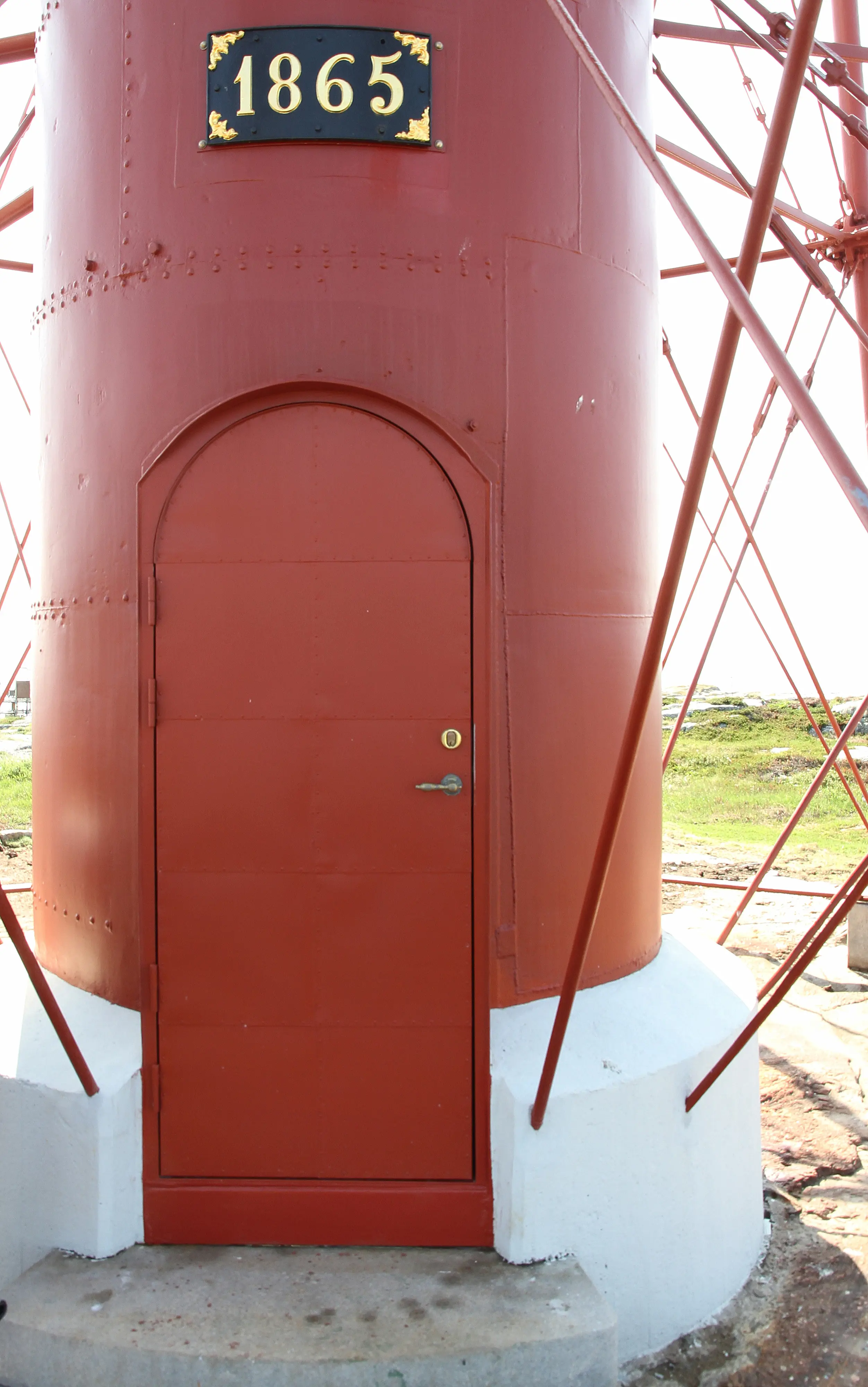 Dörren på Måseskärs fyr.