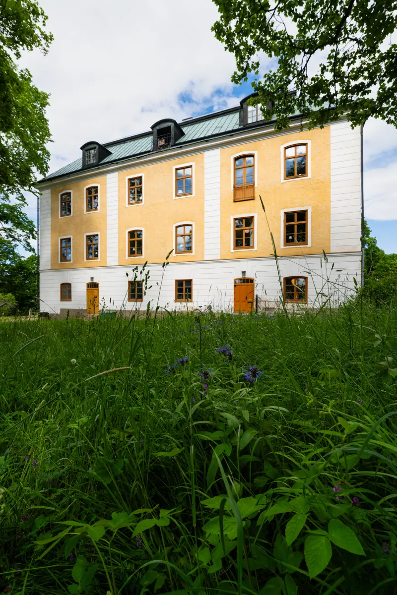 Gävle slott sett från parken