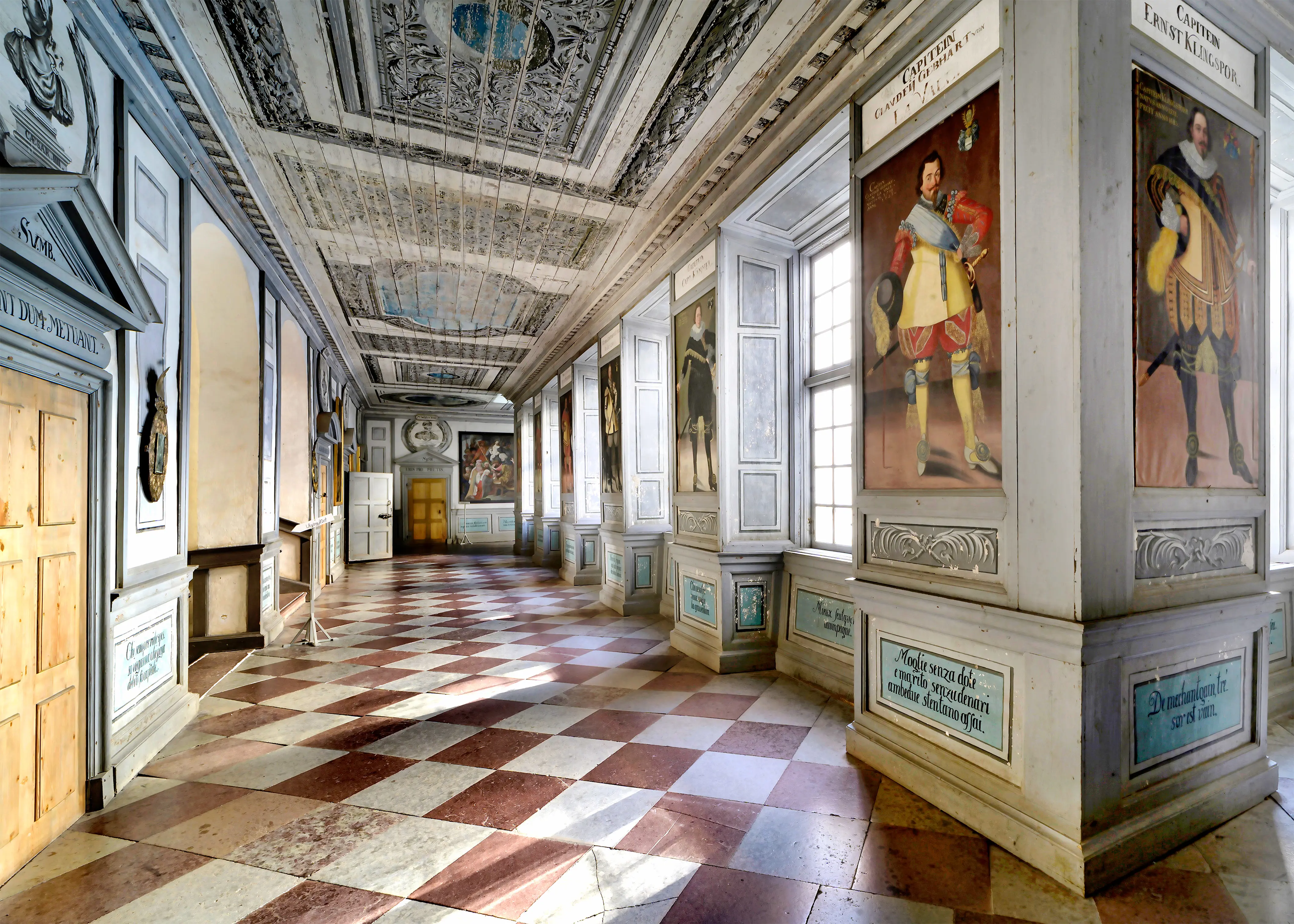 Korridor på Skoklosters slott