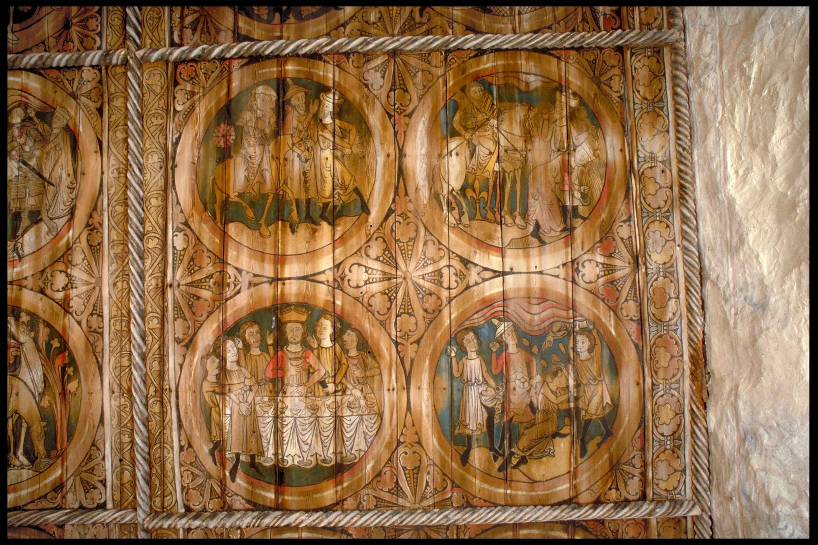 Takmålning i Dädesjö gamla kyrka