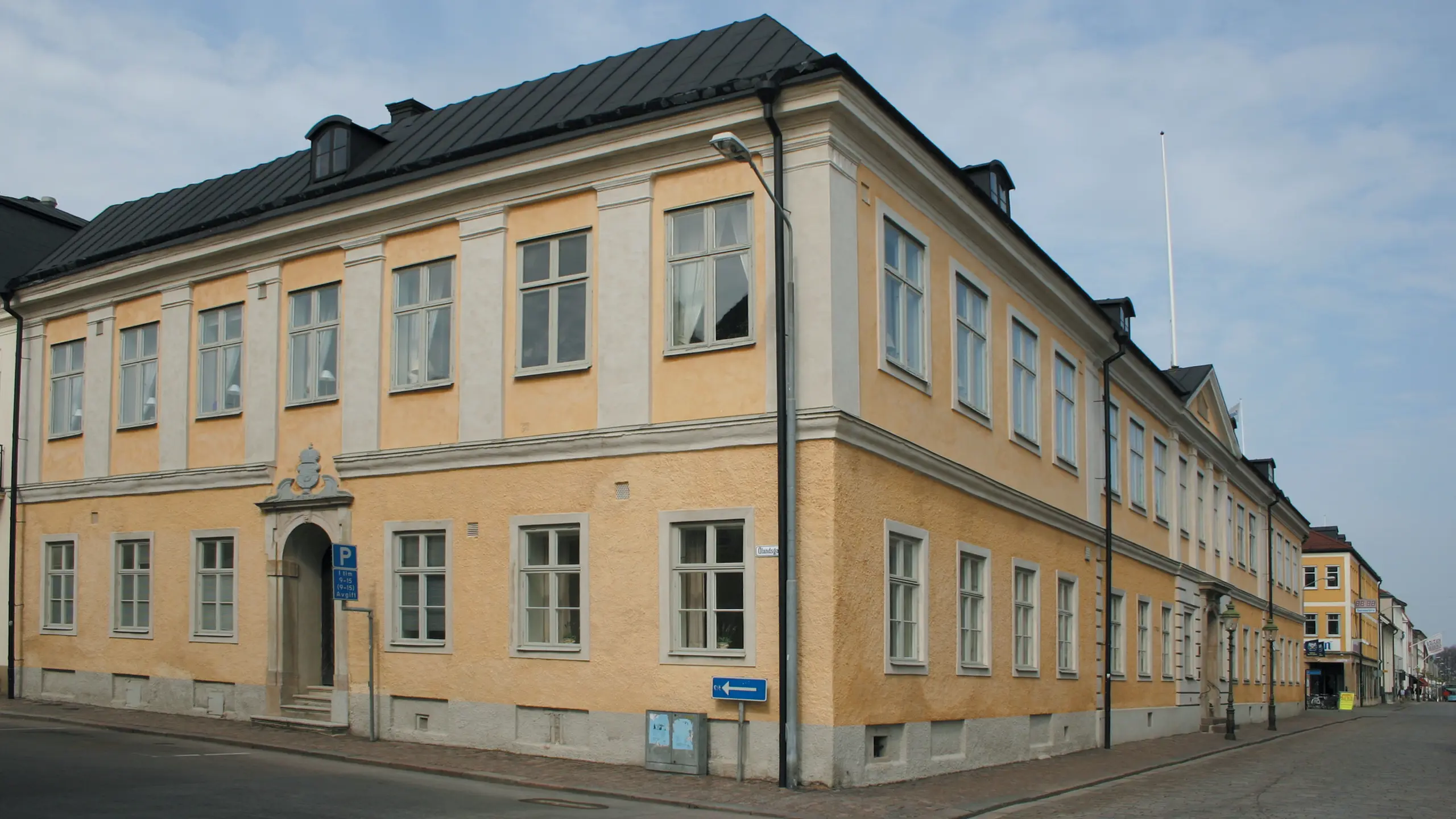 Residenset i Kalmar sett utifrån.