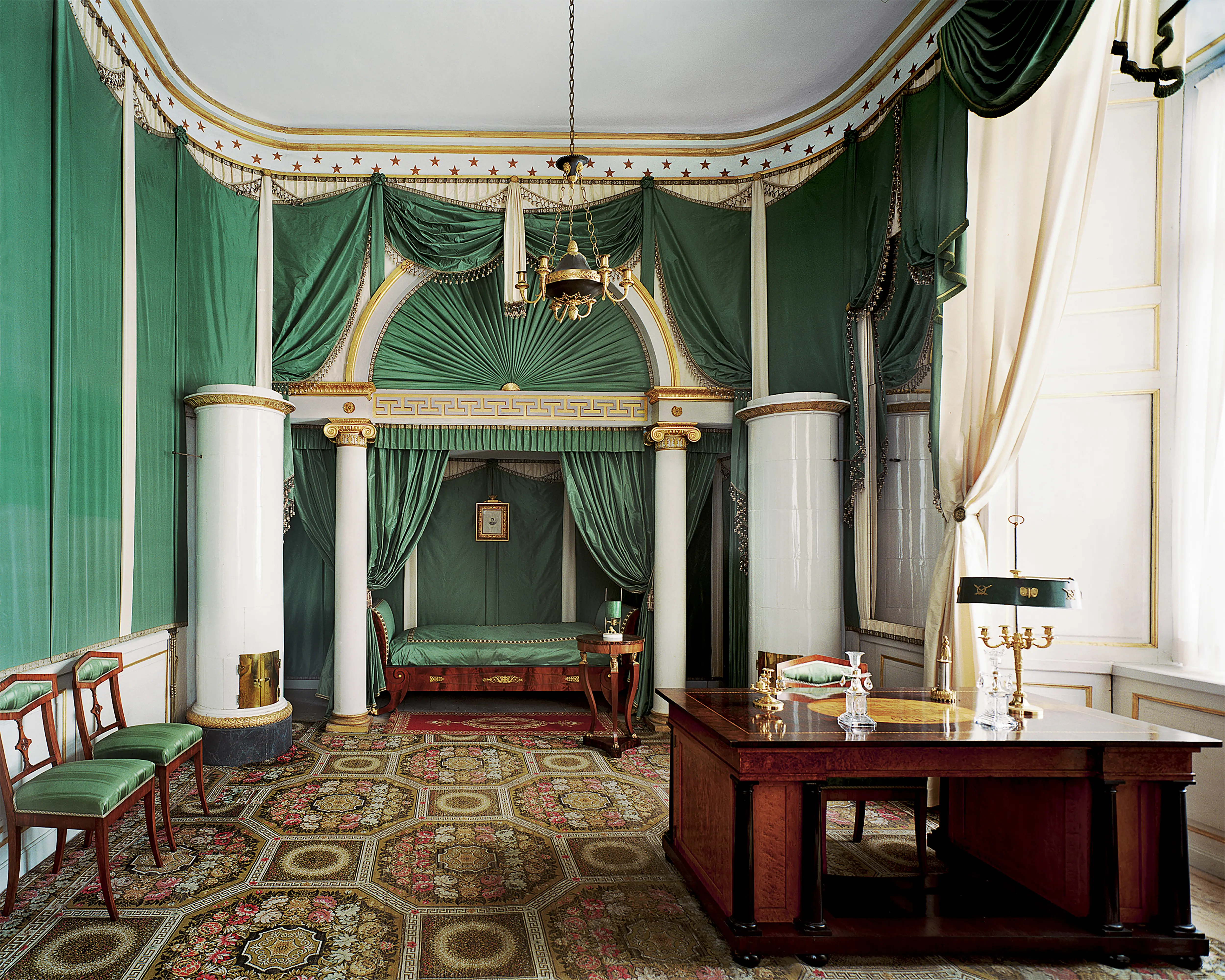 Karl XIV Johans sängkammare på Rosersbergs slott