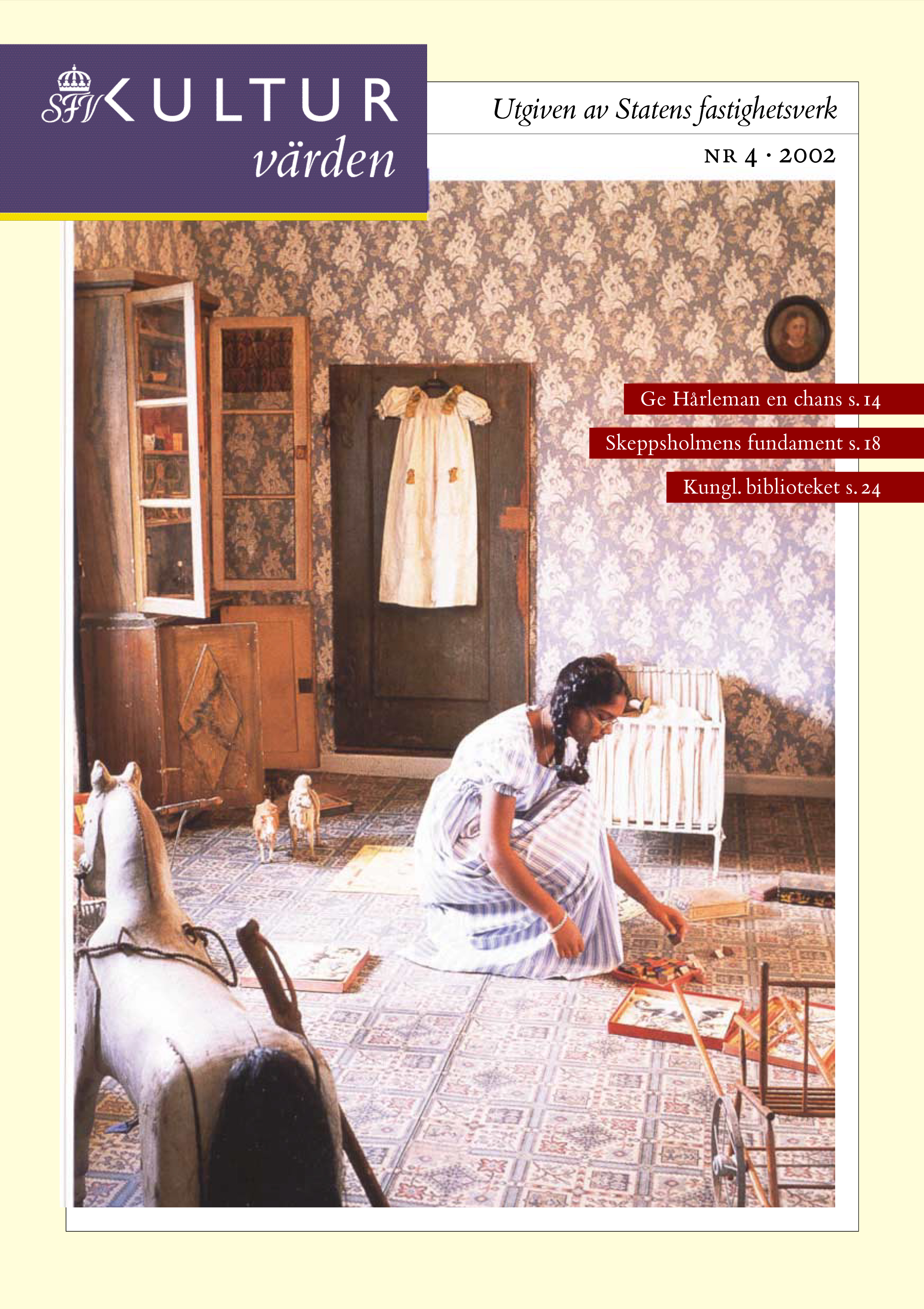 Barnkammare på Hovdala slott.