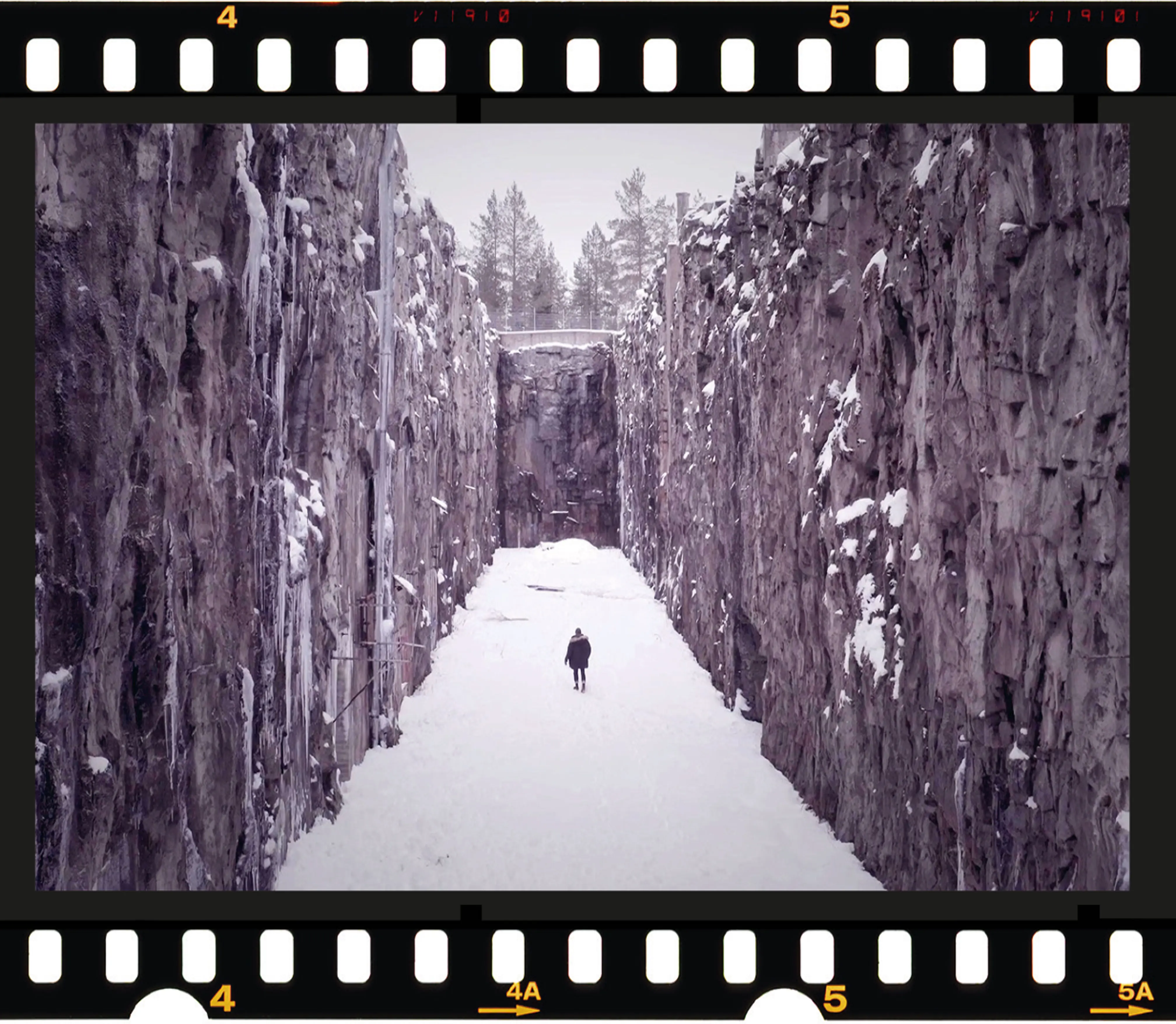 Bodens fästning vintertid.