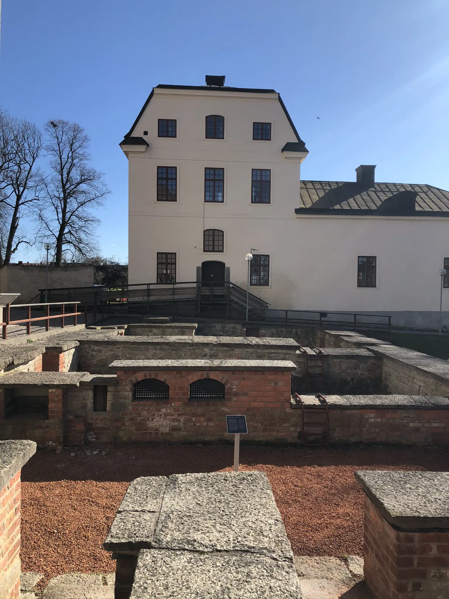 Munkklostret i Vadstena och ruinparken.