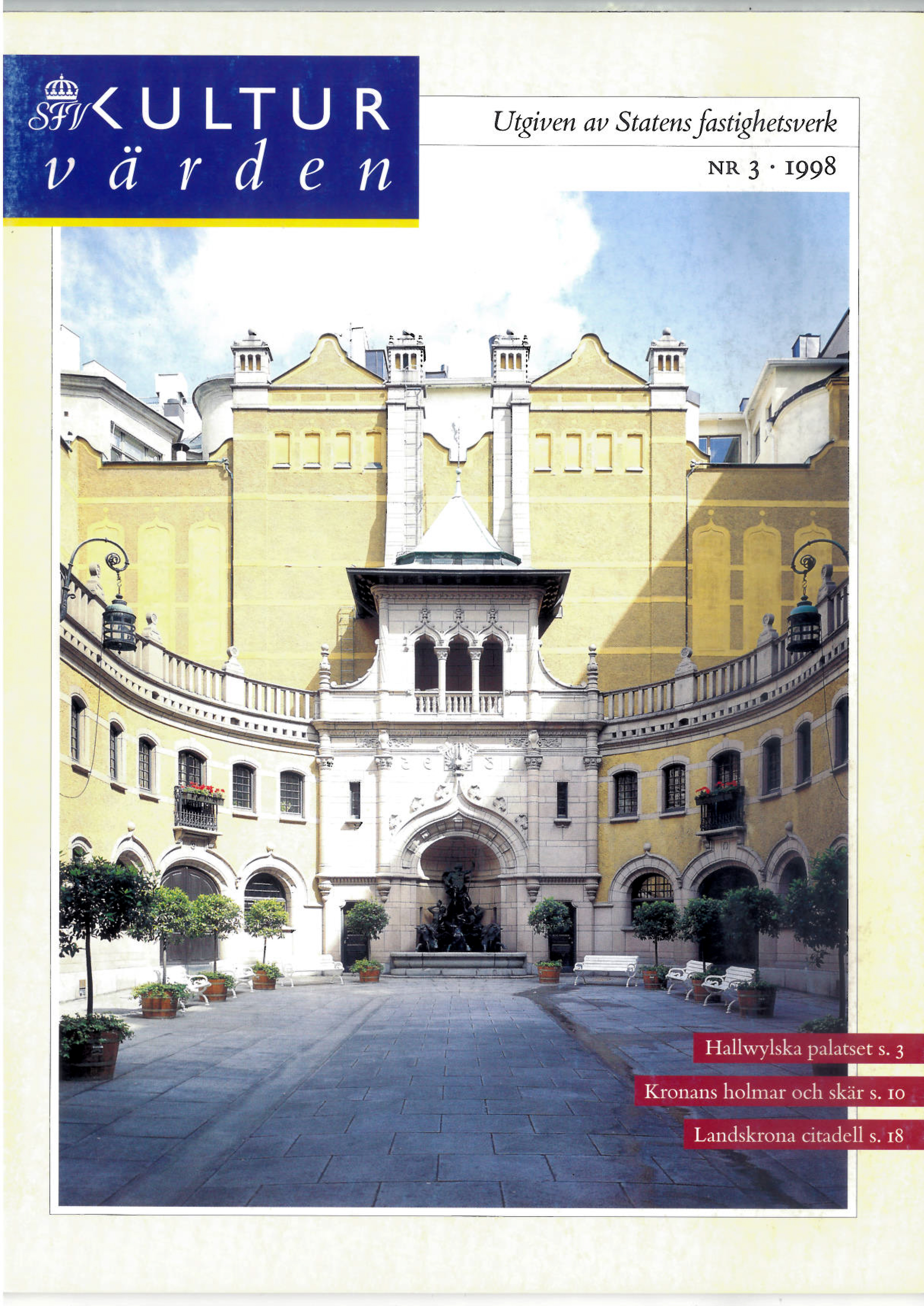 Hallwylska palatsets innergård.