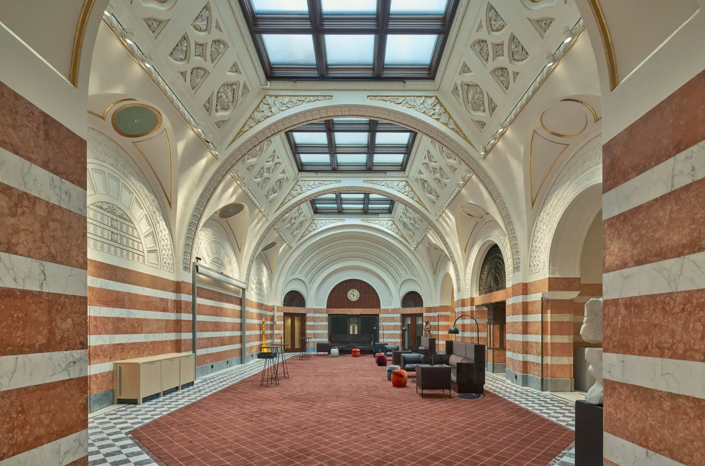 Wickmans bankhall i kvarteret Rosenbad