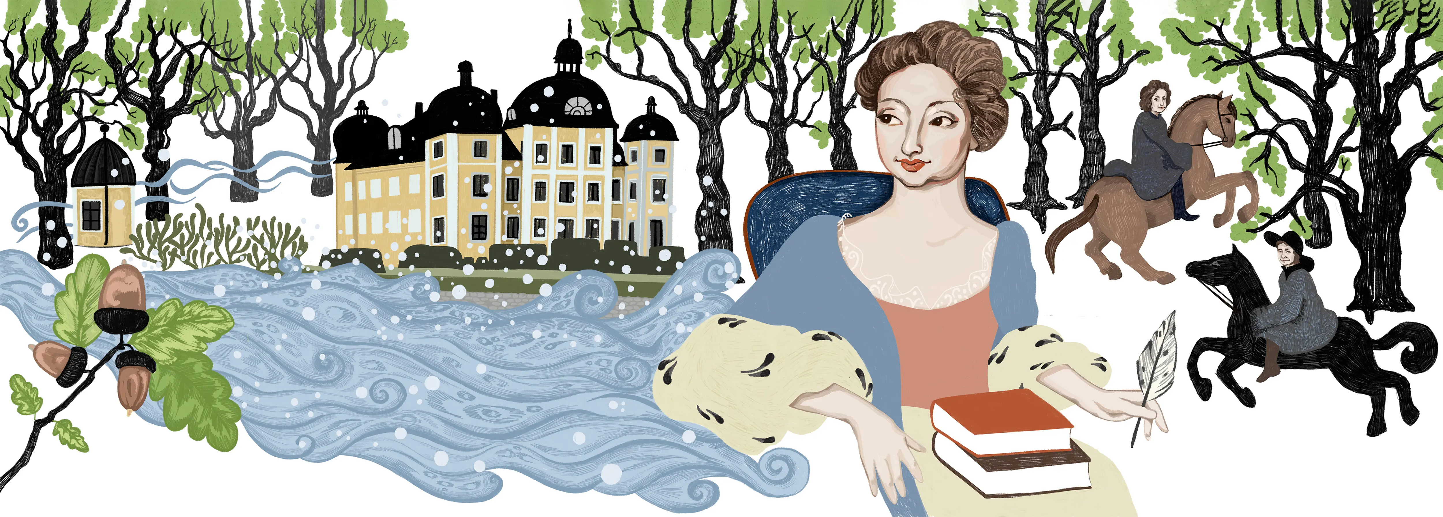 Hedvig Eleonora vid Strömsholms slott