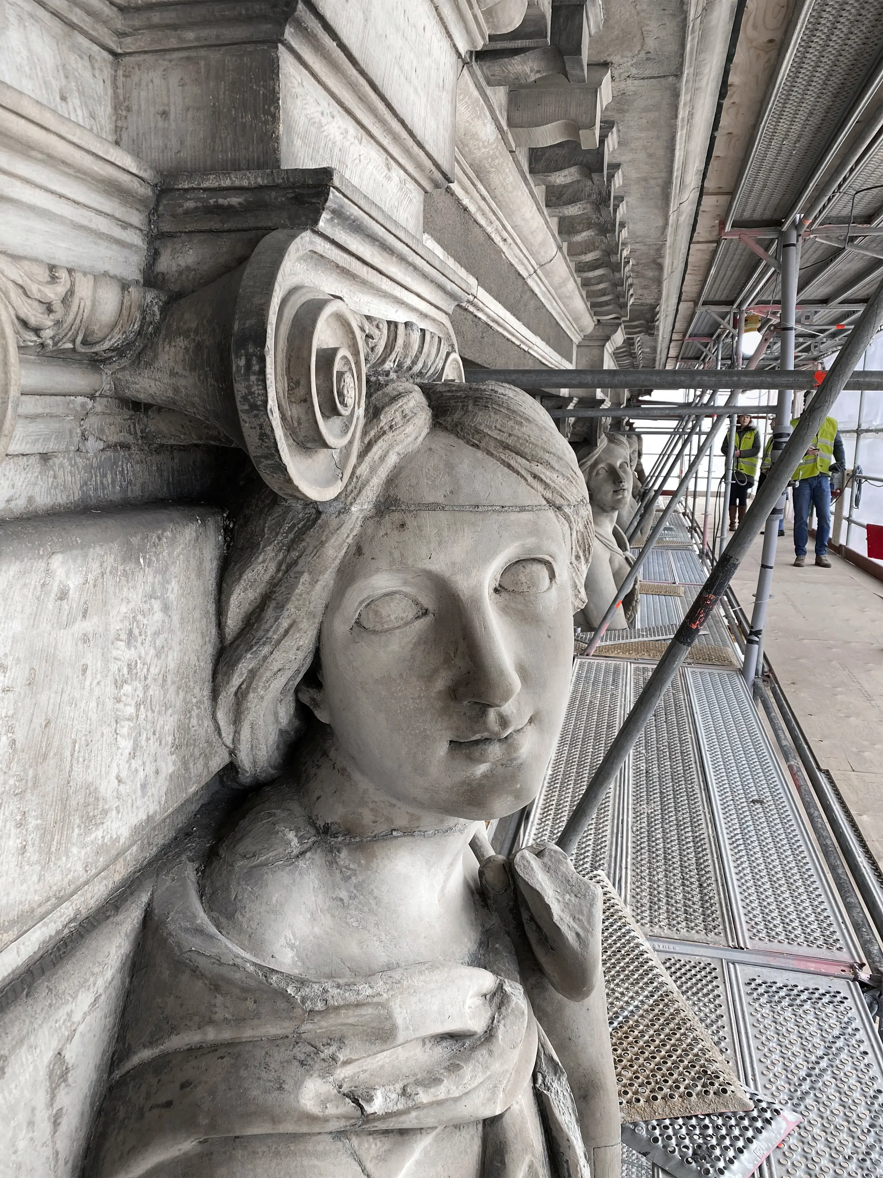 Karyatid på Stockholms slott