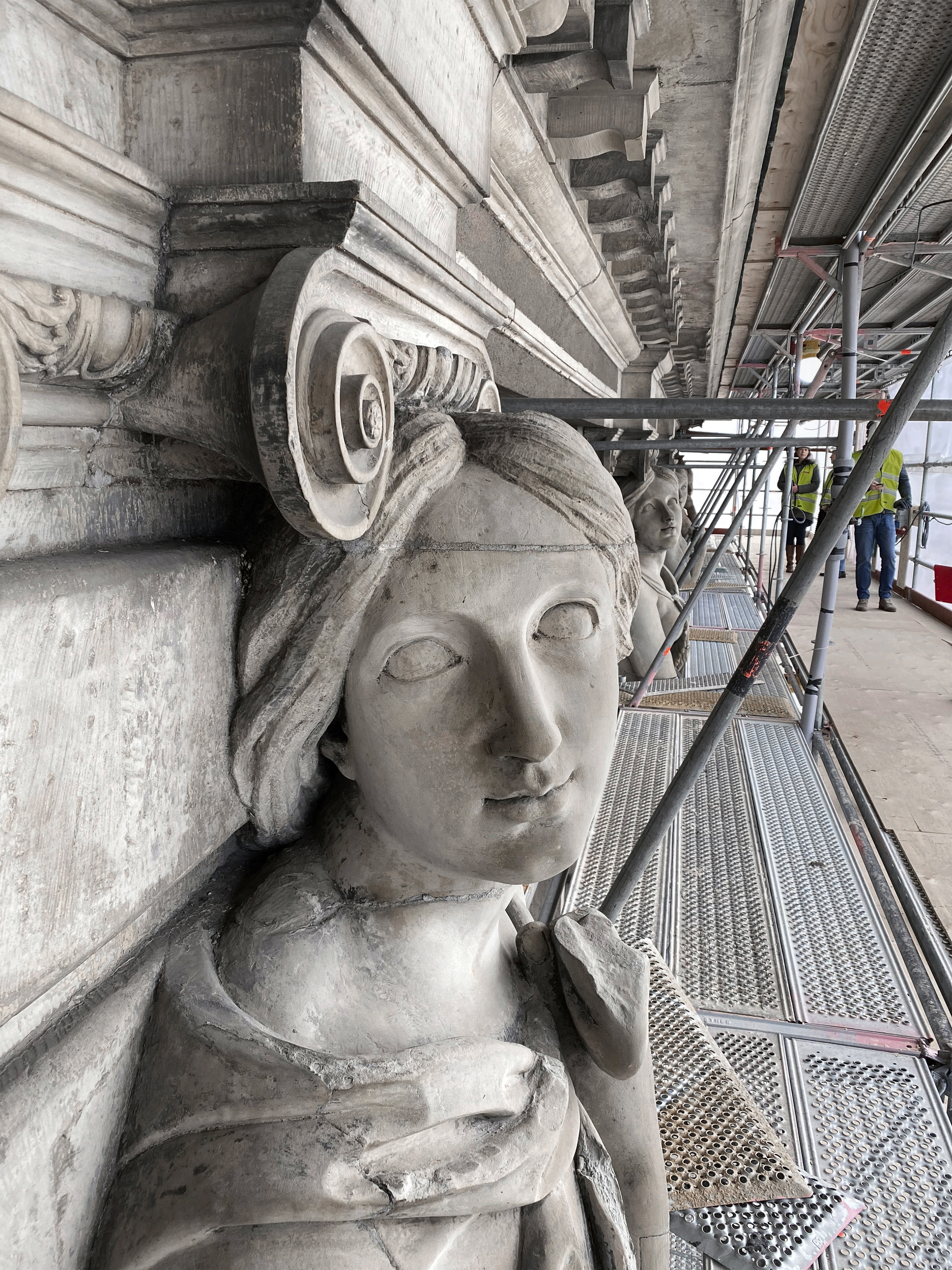 Karyatid på Stockholms slott