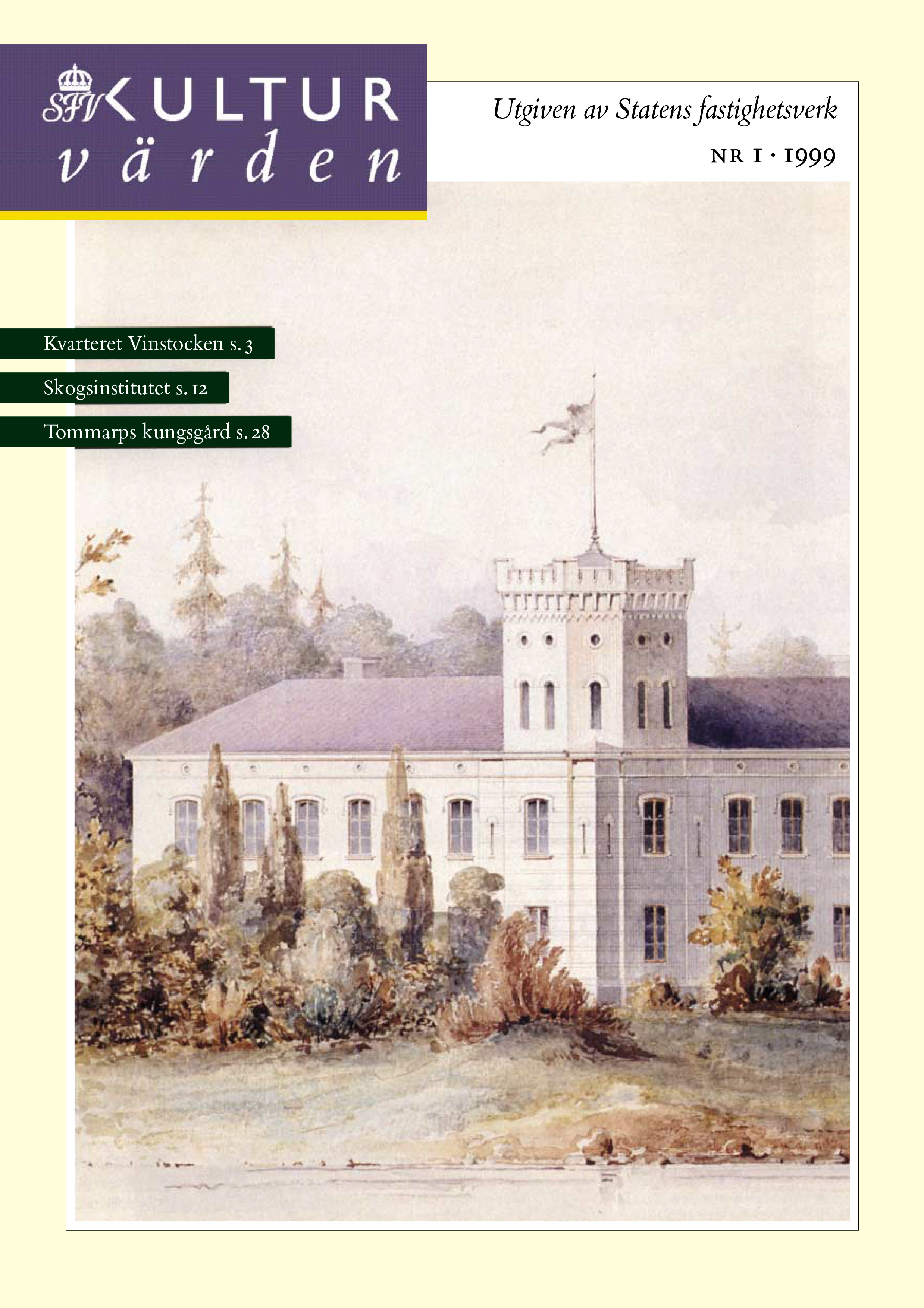 Professor Johan Adolf Awermans ritning för Skogsinstitutets om- och tillbyggnad 1856.