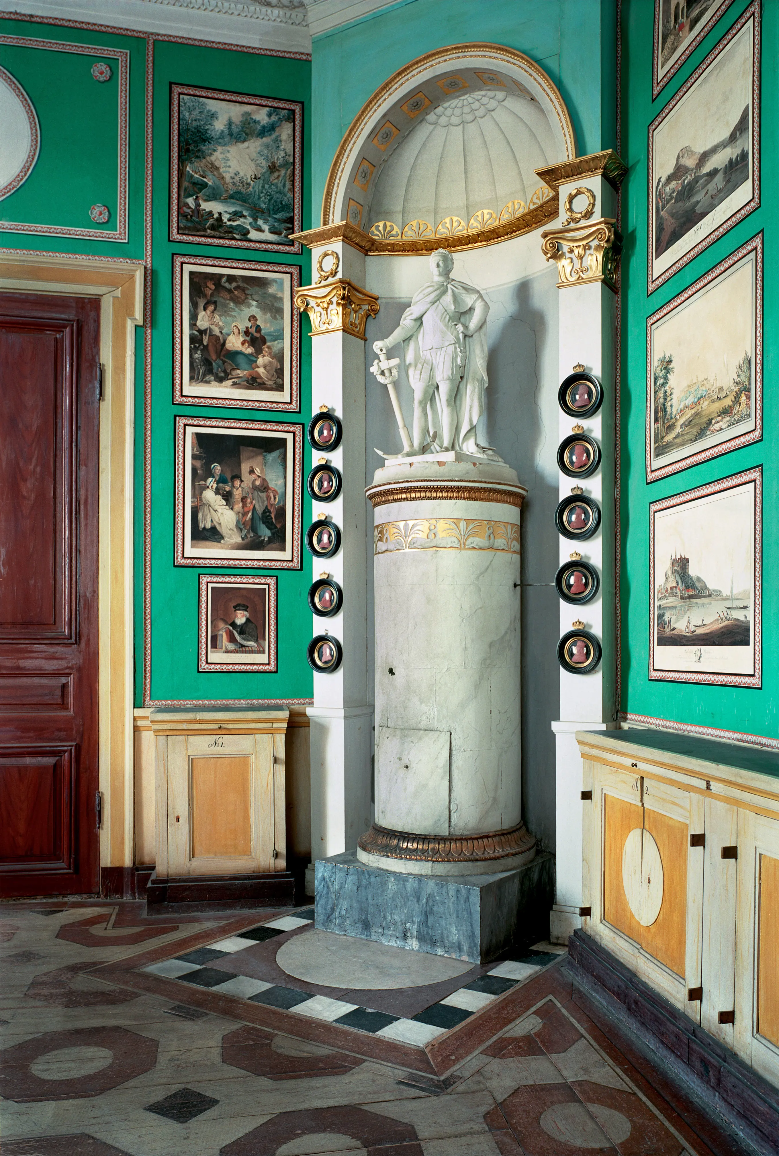 Arbetsrummet på Rosersbergs slott