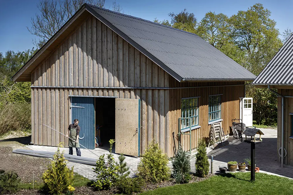 Sören Assenholts ateljé på Fyn.