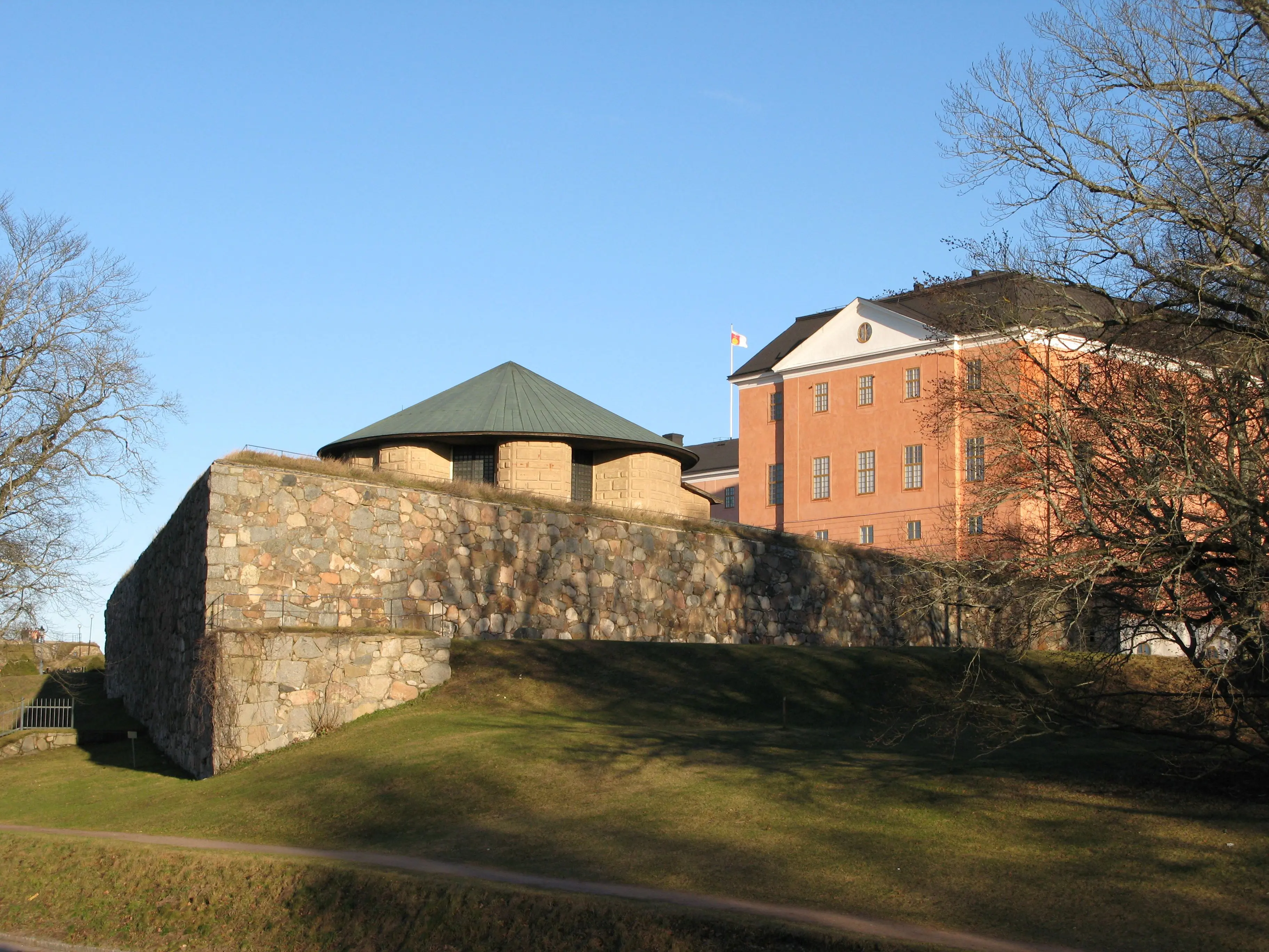 Uppsala slott och bastion Gräsgård.