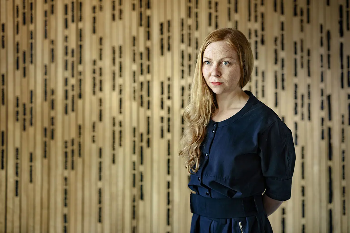 Konstnären Lea Porsager