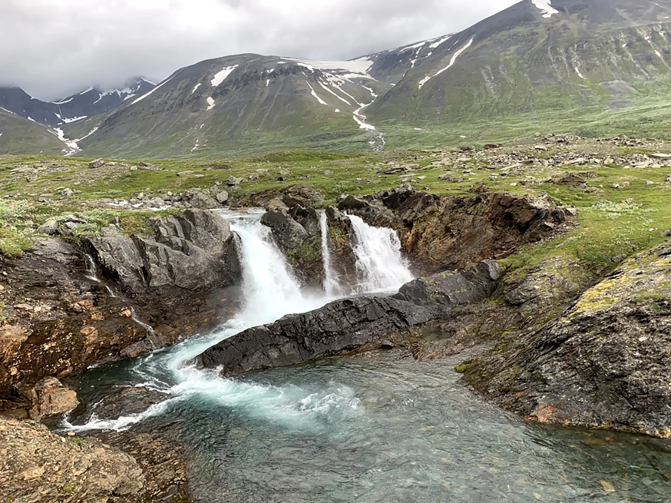 Vatenfall vid Kebnekaise
