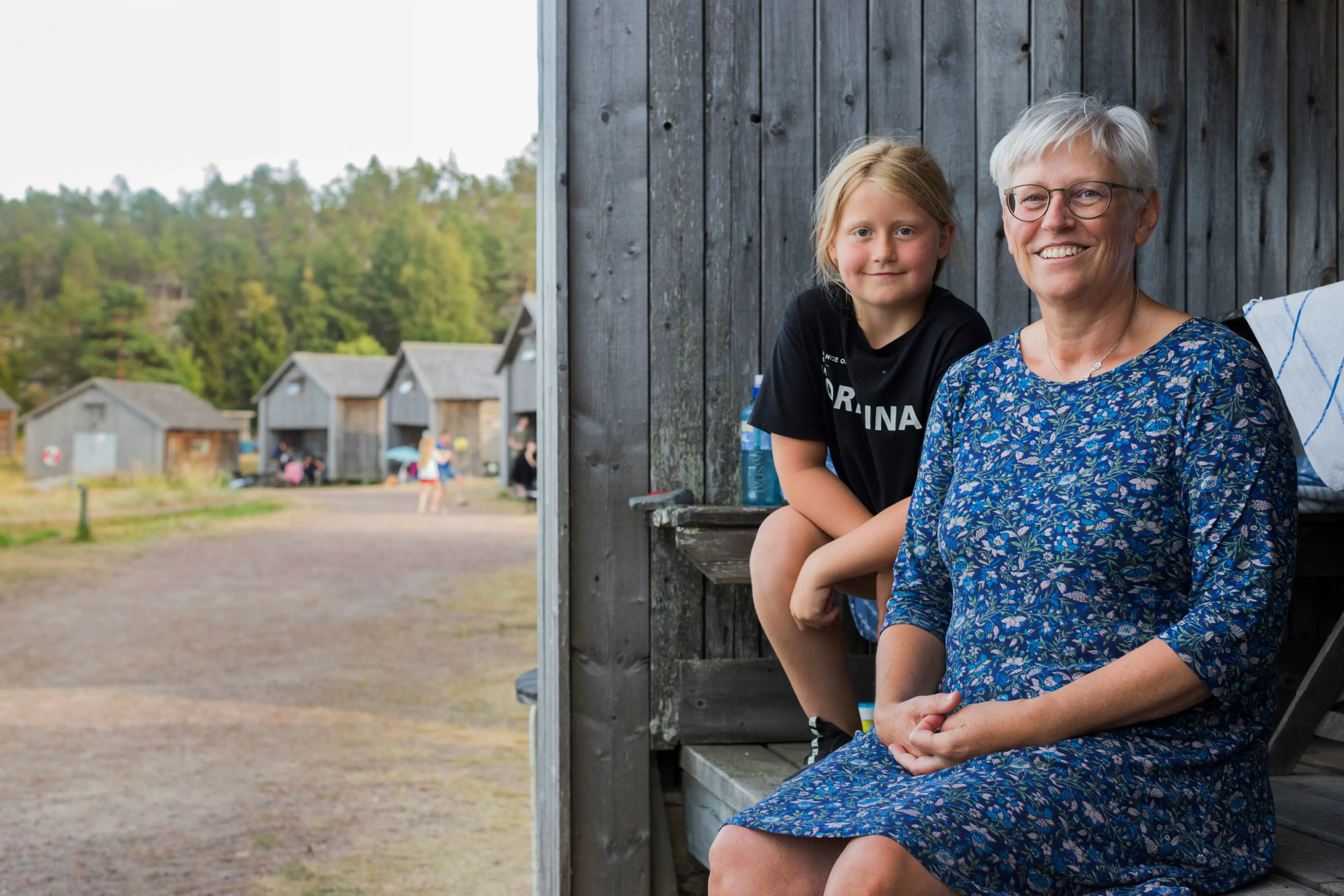 Gäster vid Sandvikens fiskeläge