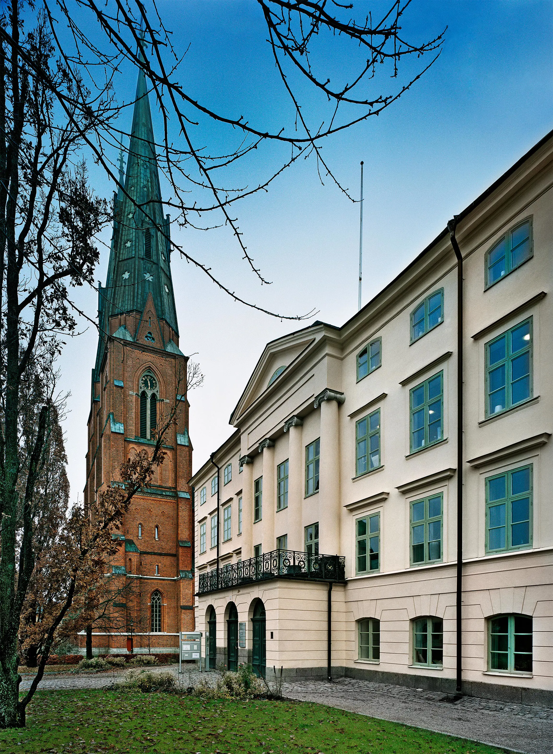 Exteriör på Dekanhuset i Uppsala