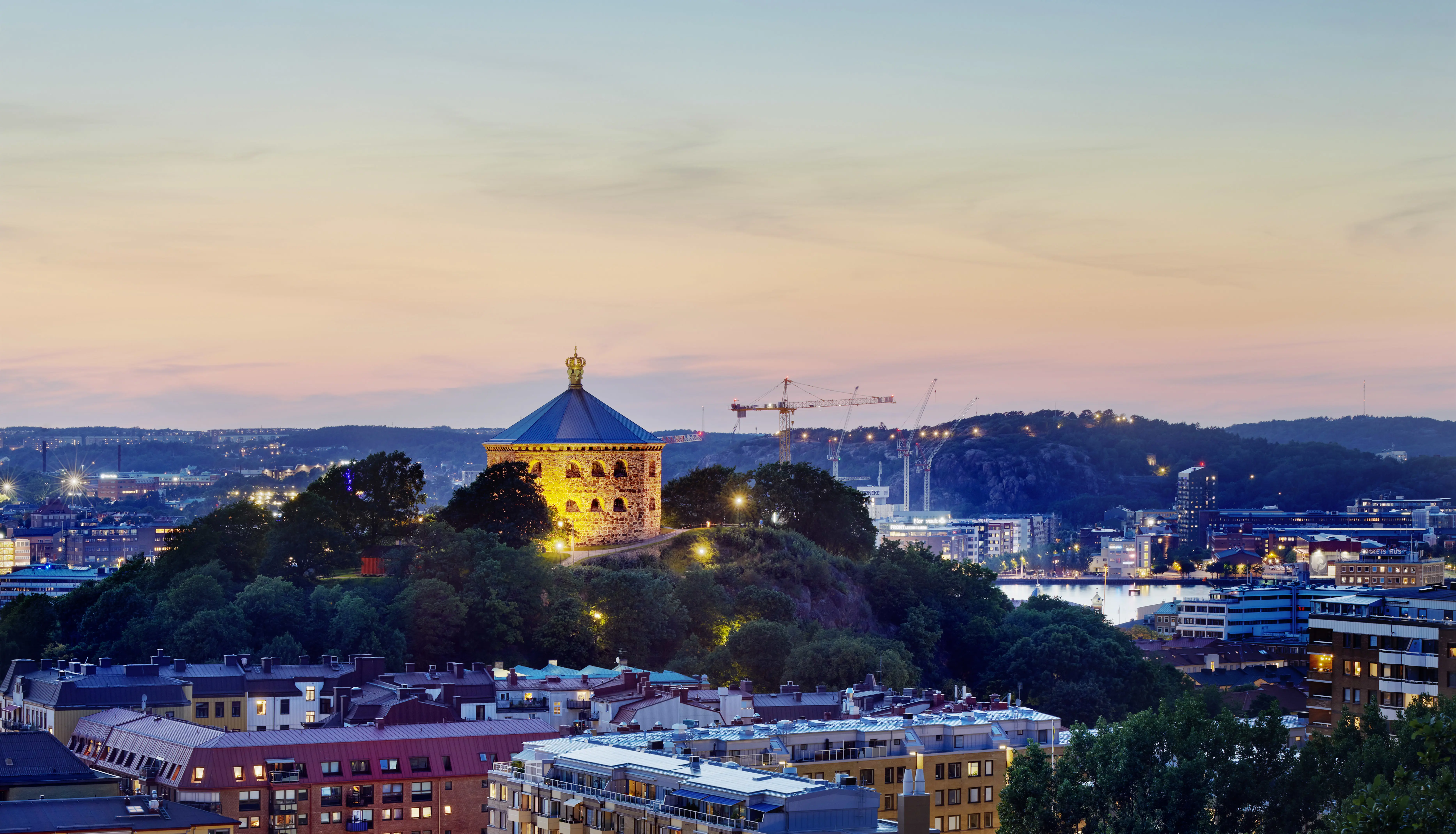 Skansen Kronan mitt i Göteborg
