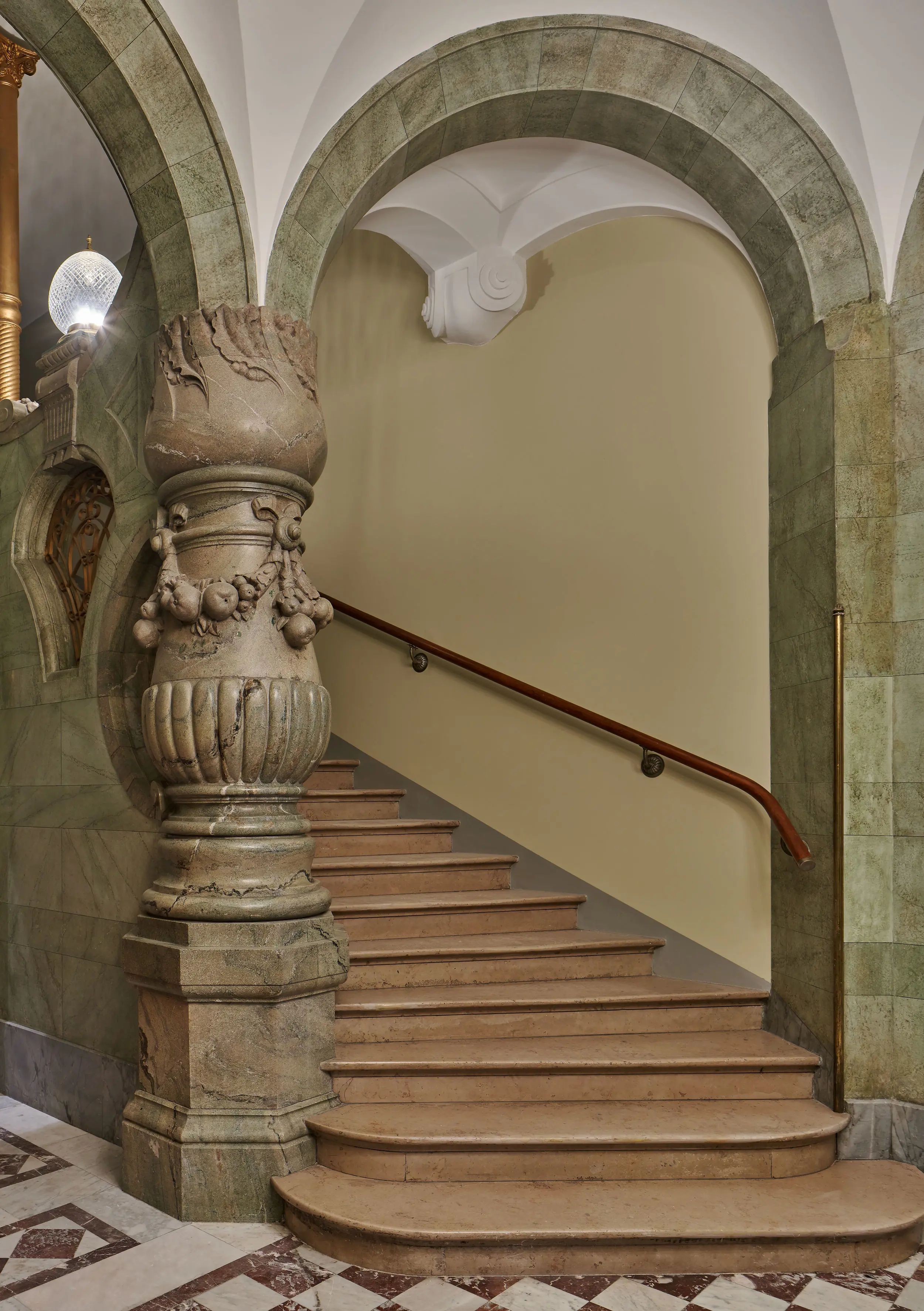 Ett exempel på Ferdinand Bobergs utsmyckning i Rosenbad.