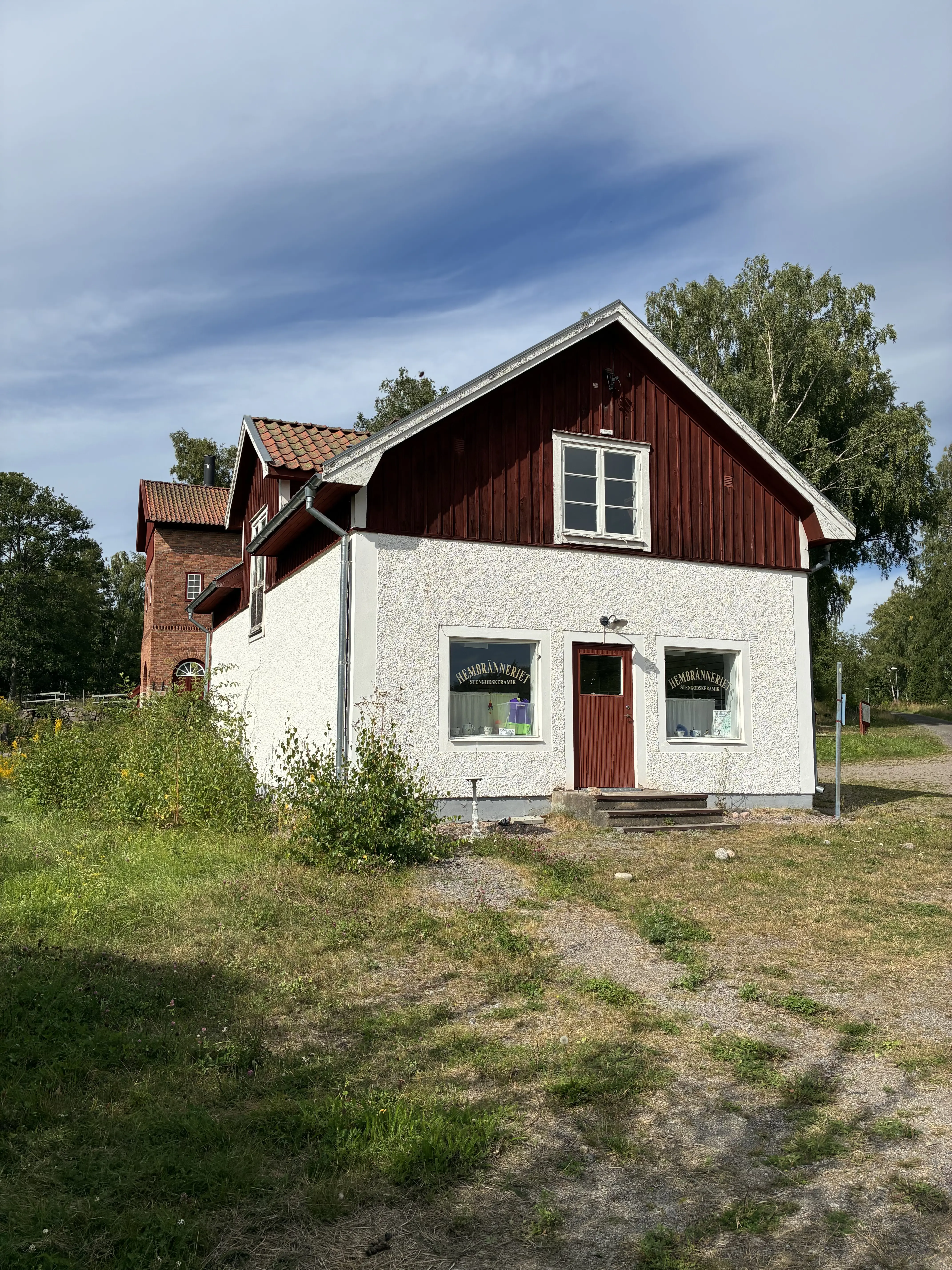 Framsidan av butikslokalen