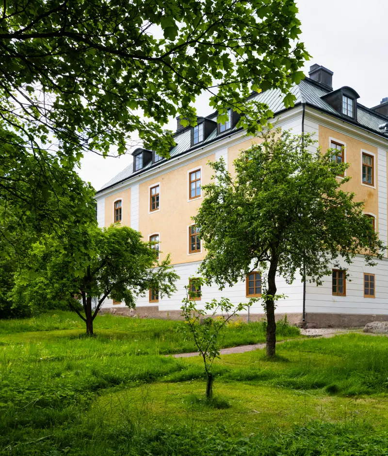 Slottet sett från parken